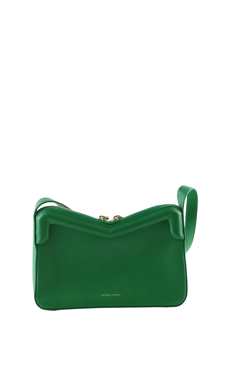 A-line leather skirt MANSUR GAVRIEL- Seconde Main Green