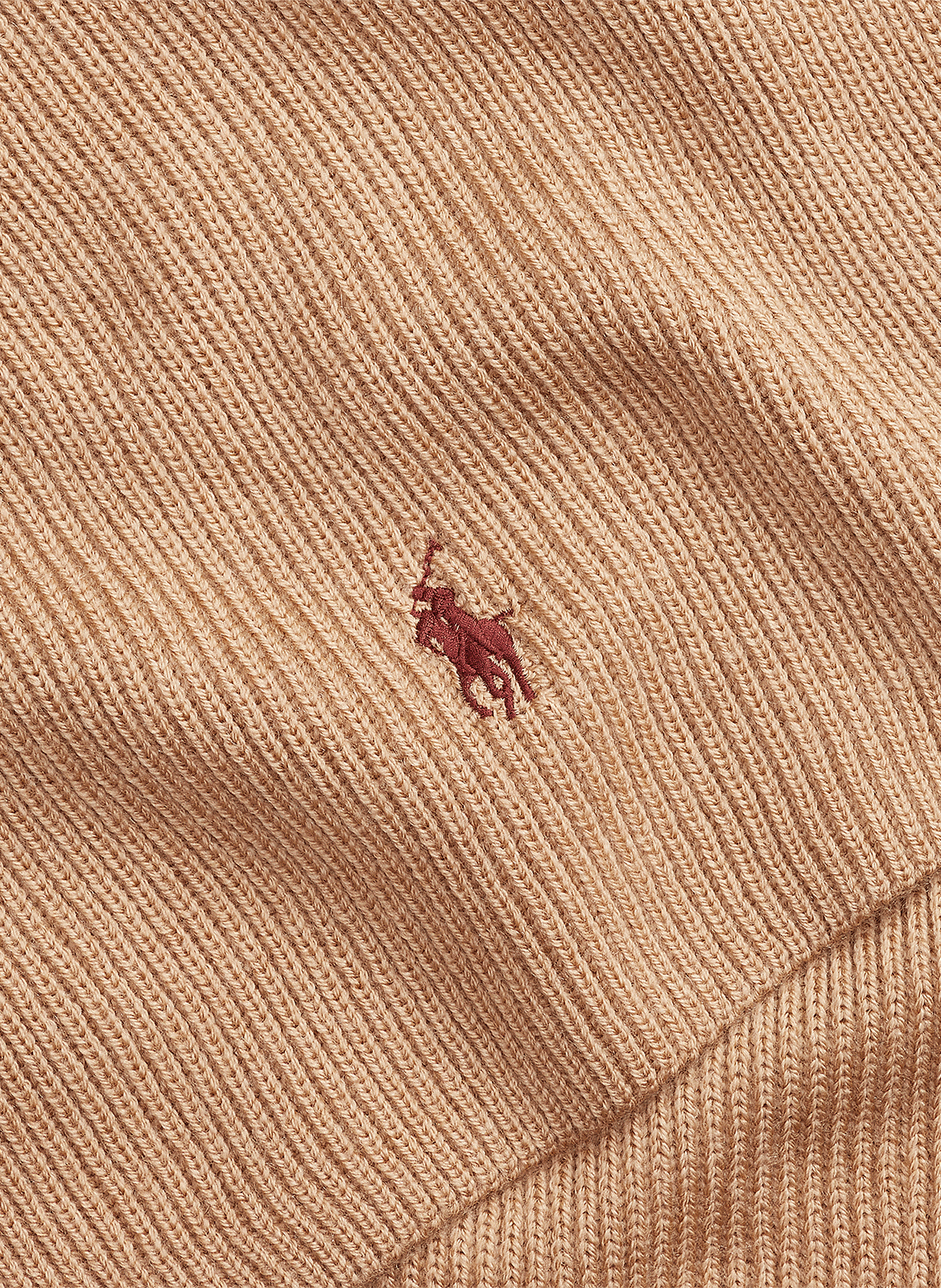 Rippstrick-Pullover aus Wolle POLO RALPH LAUREN Braun