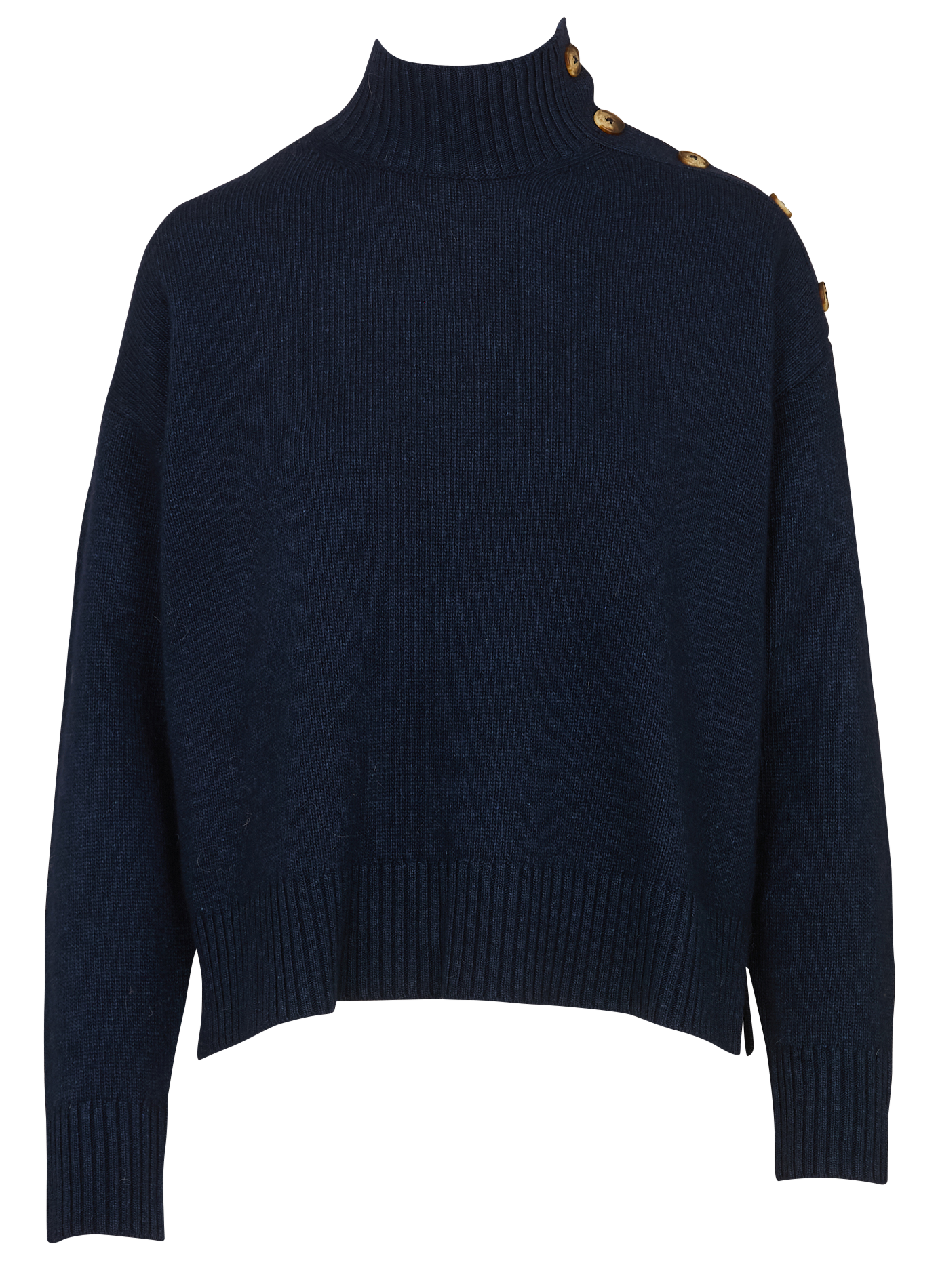 Pull oversize col montant HARTFORD Bleu