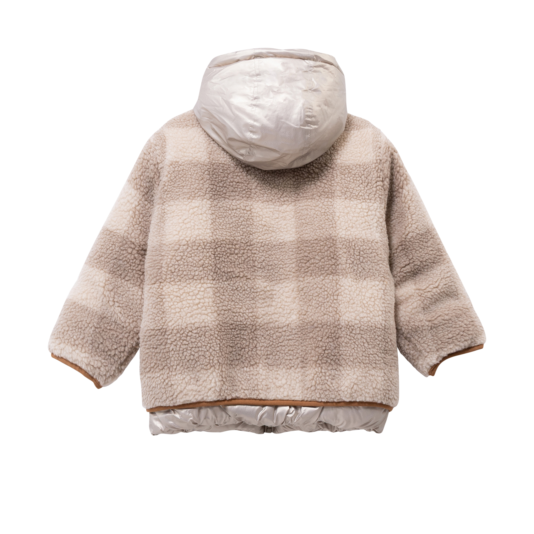 Doudoune réversible à capuche IKKS JUNIOR Doré