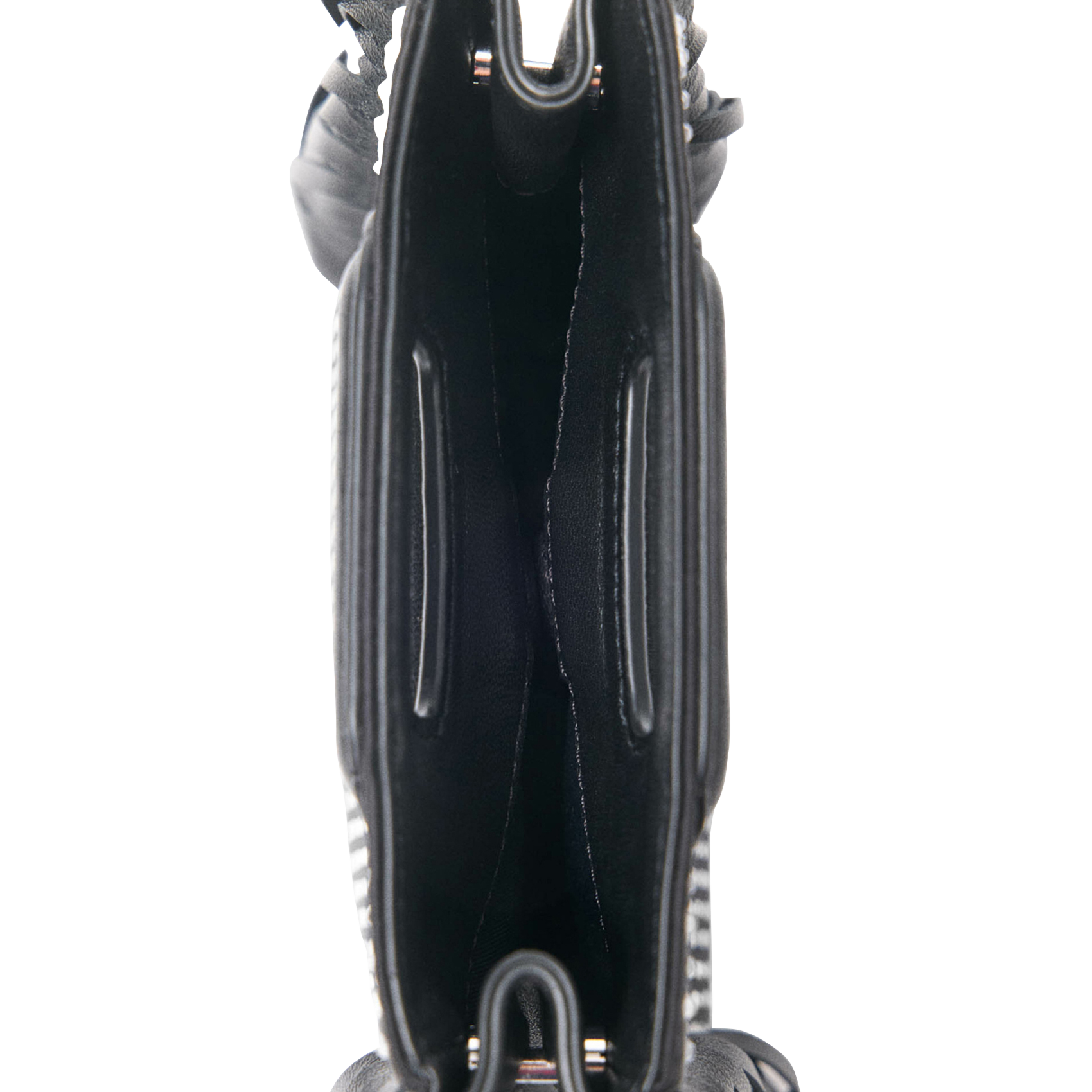 Schoudertas met stras MAJE Zwart