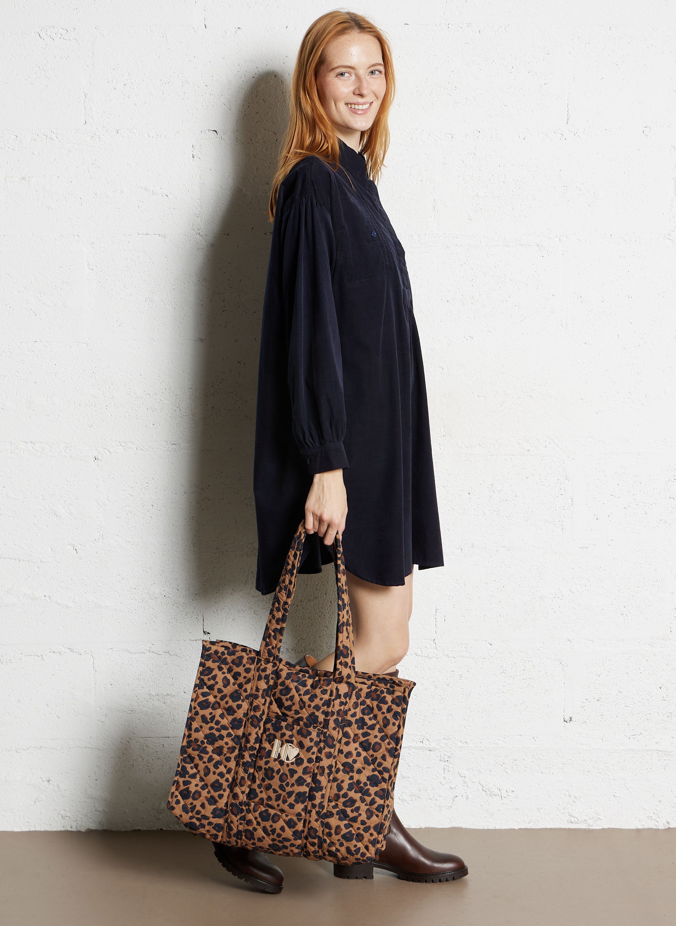 Cotton shopper I CODE Brown