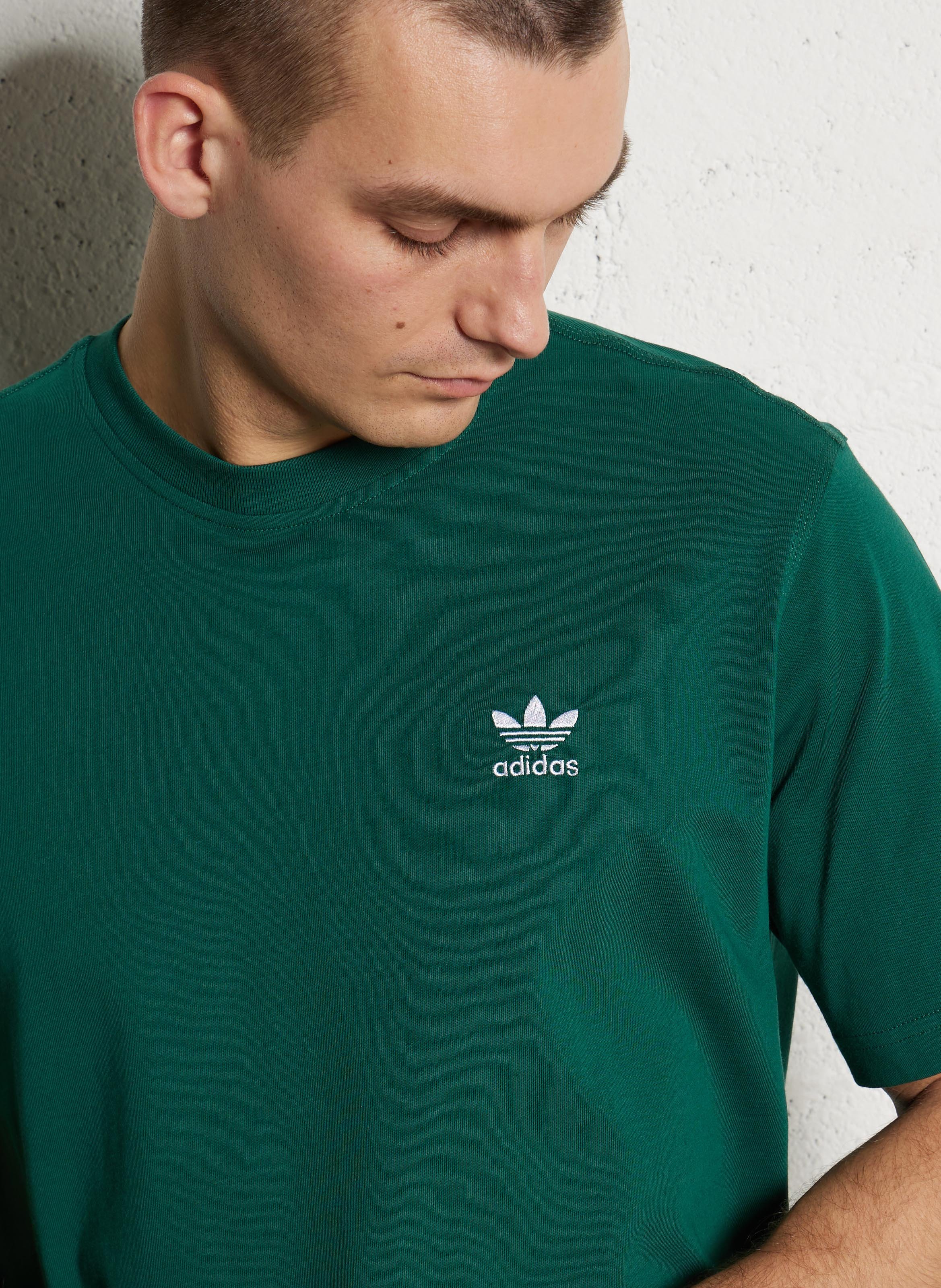 Effen T-shirt ADIDAS Groen