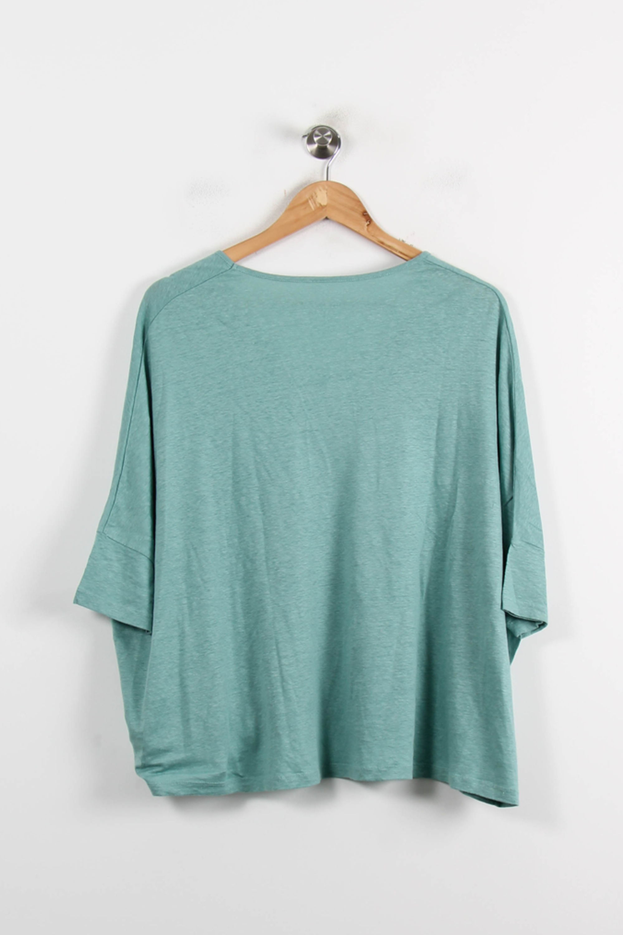 Tommy Badge T-shirt MAJESTIC FILATURES - SECONDE MAIN Green