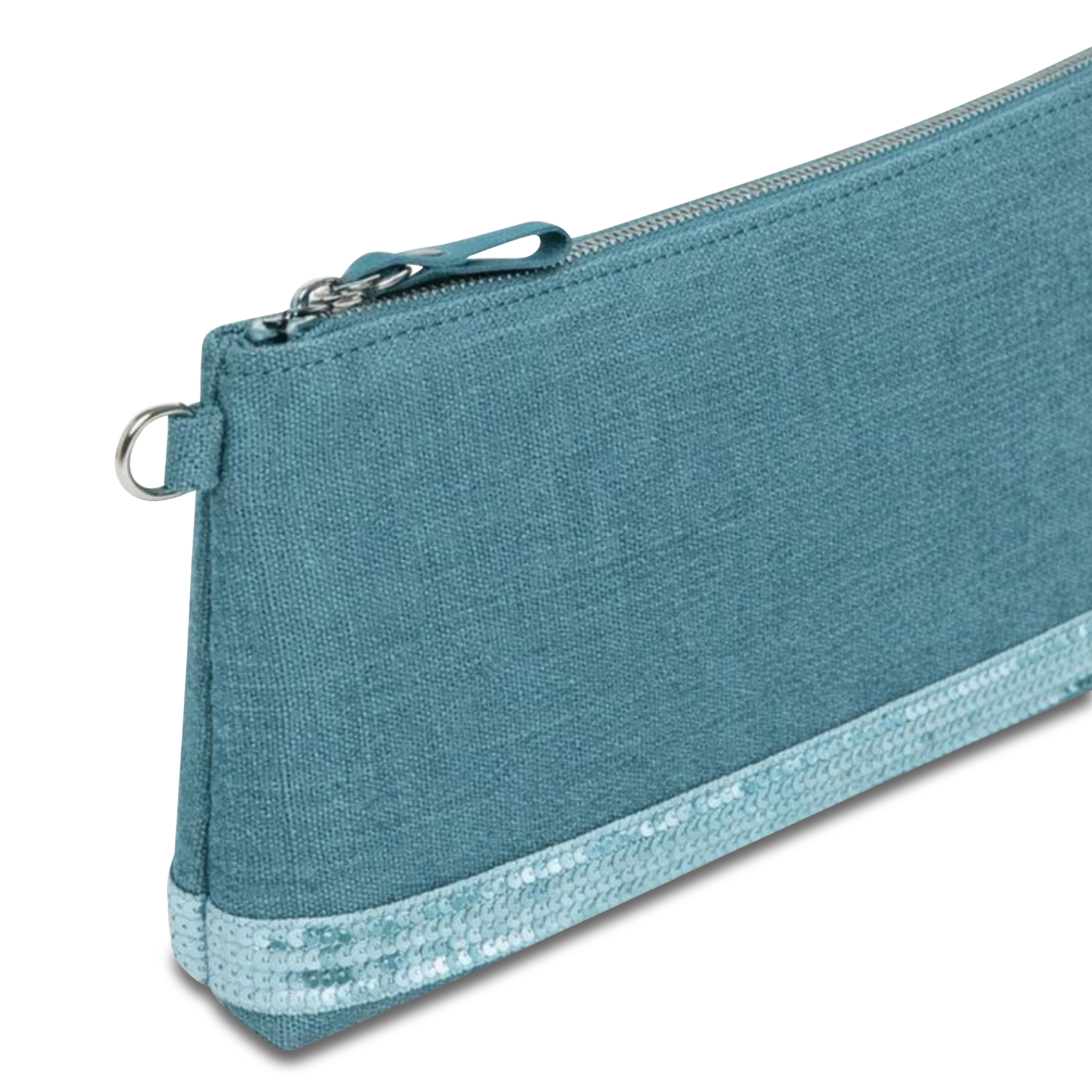 Crossbody linen clutch VANESSA BRUNO Blue