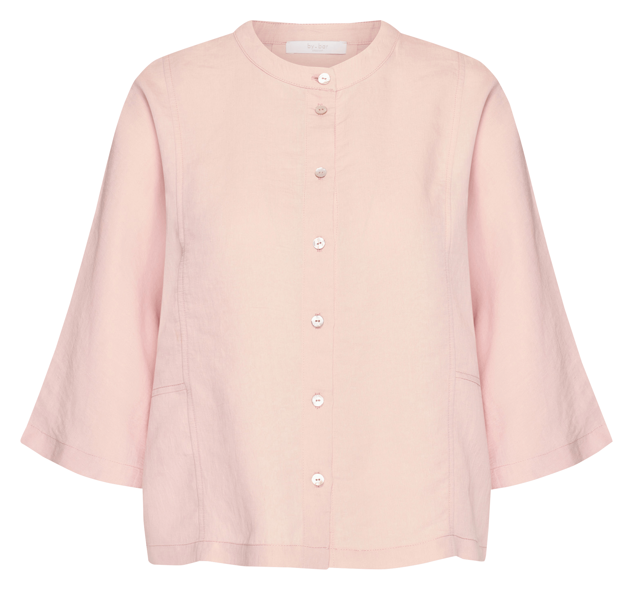 Blouse met ronde hals BY BAR Roze