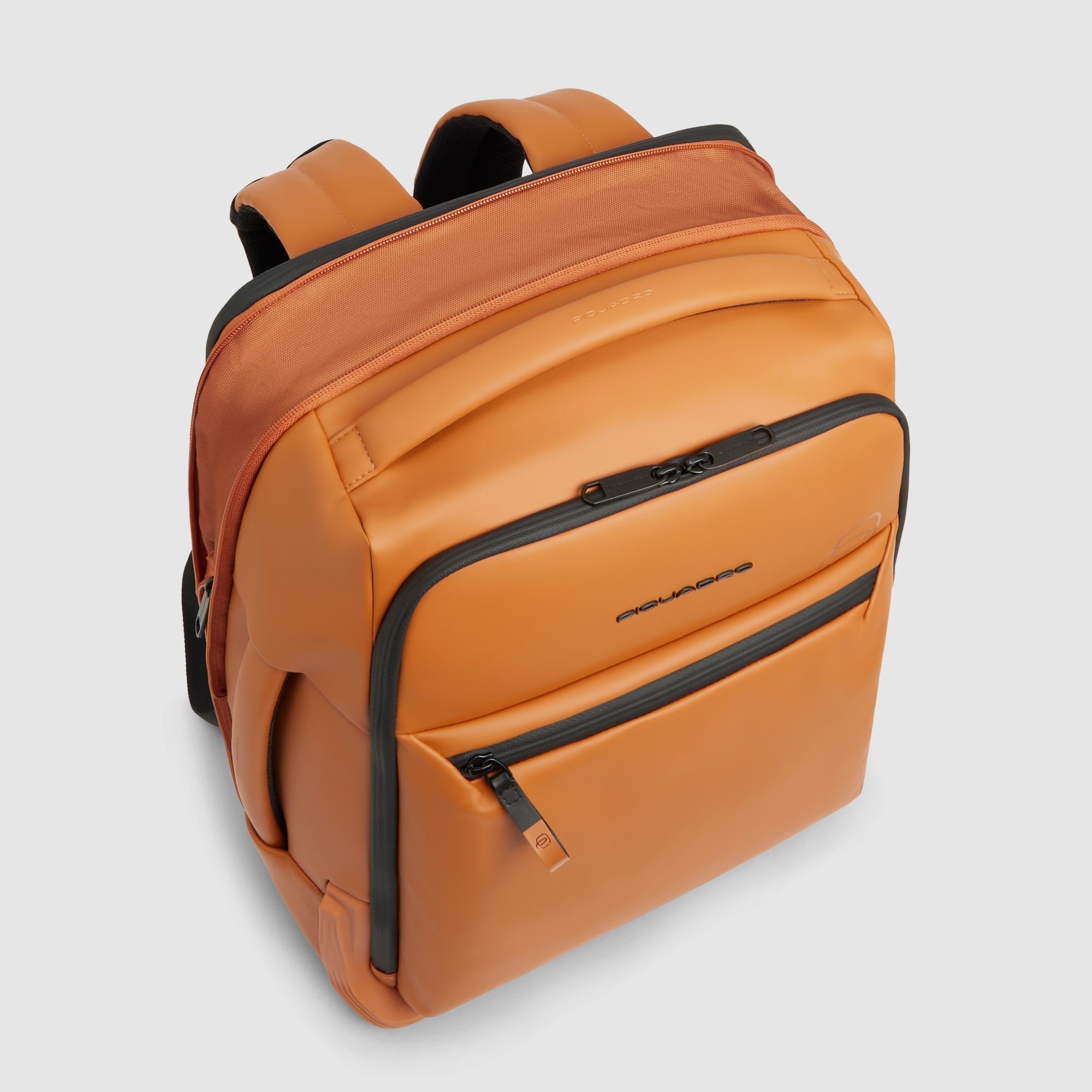 Water-repellent travel backpack for laptop PIQUADRO Brown