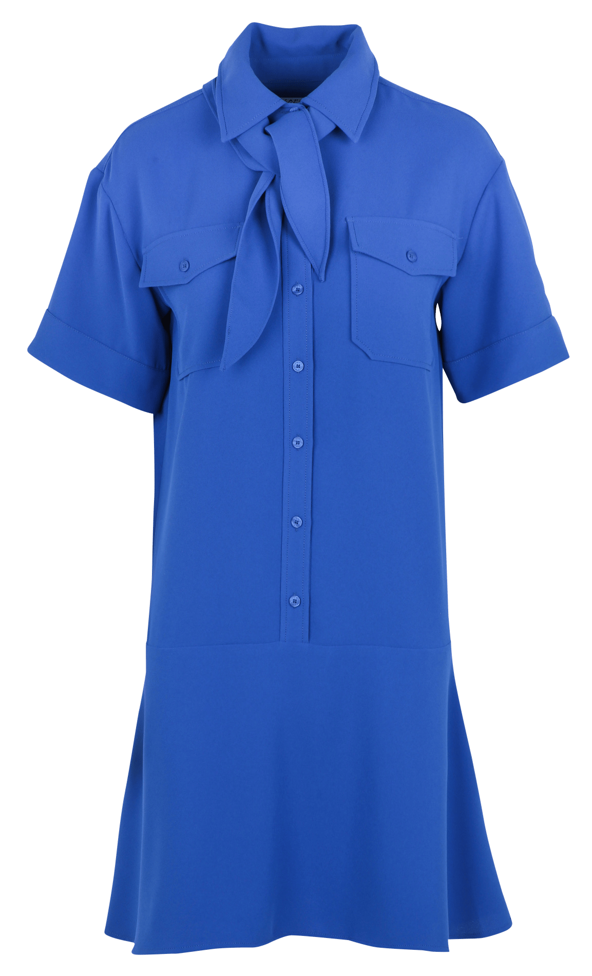 Flared short dress ZAPA Blue