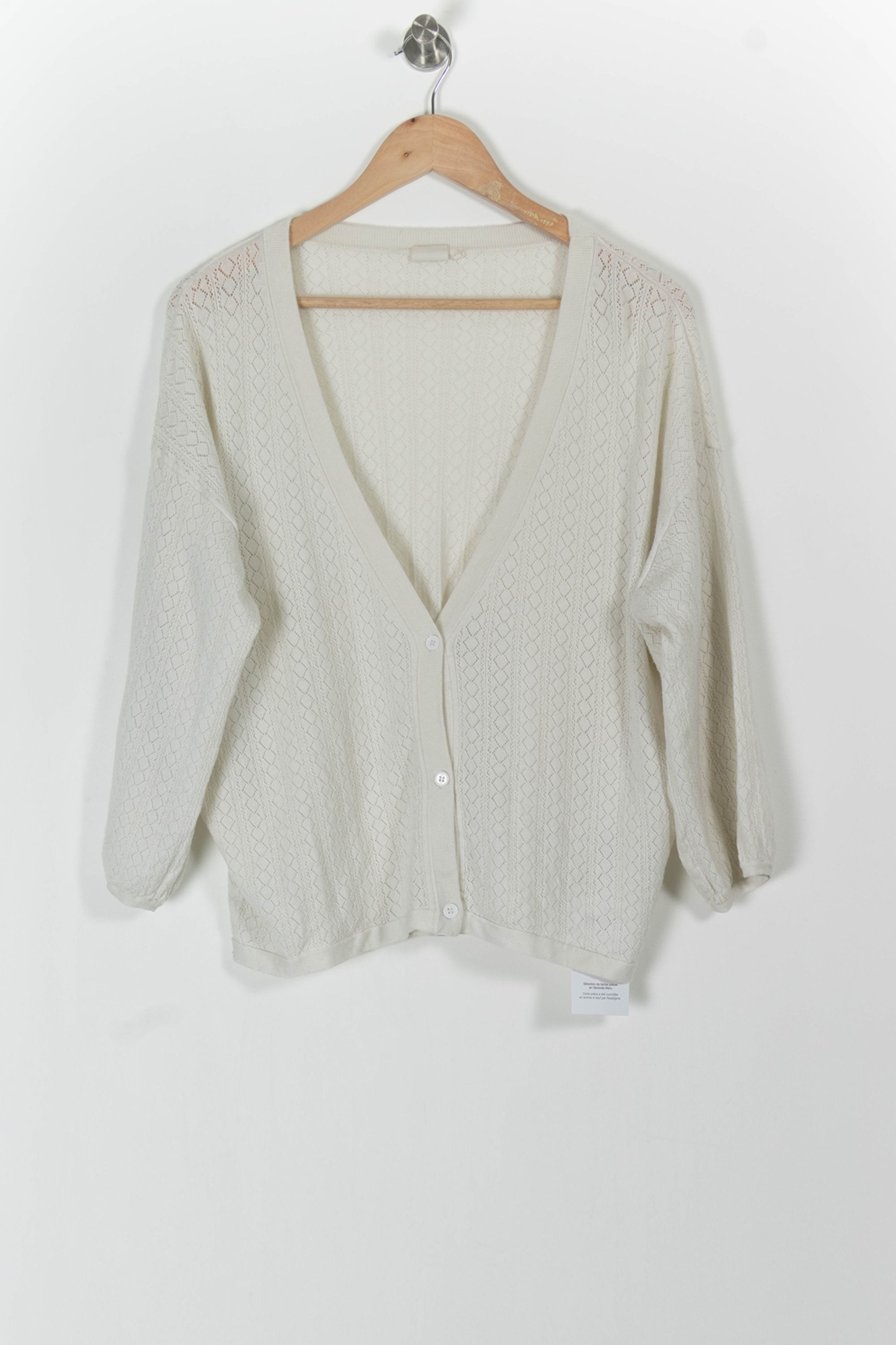Cardigan MARIE SIXTINE - SECONDE MAIN White