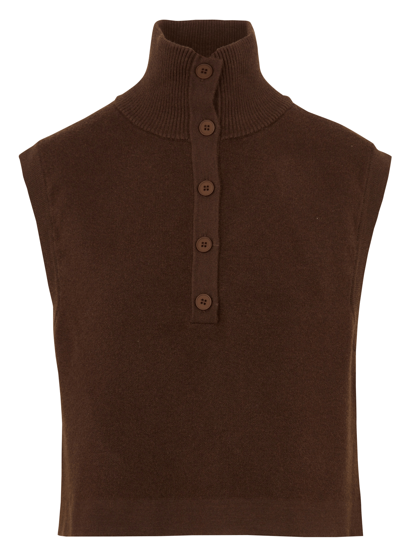Pull oversize col montant SUNCOO Marron