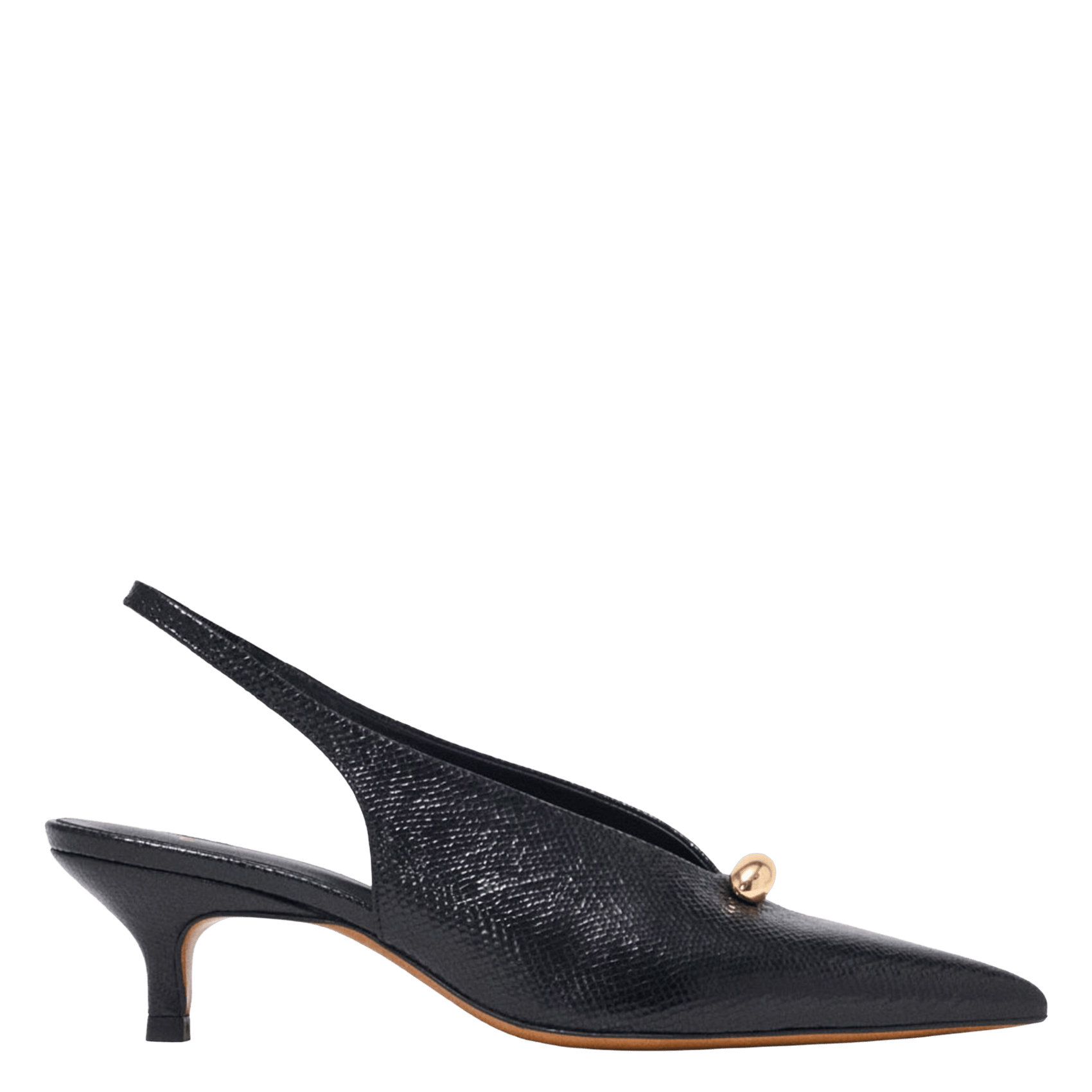 Escarpins en cuir MAJE Noir