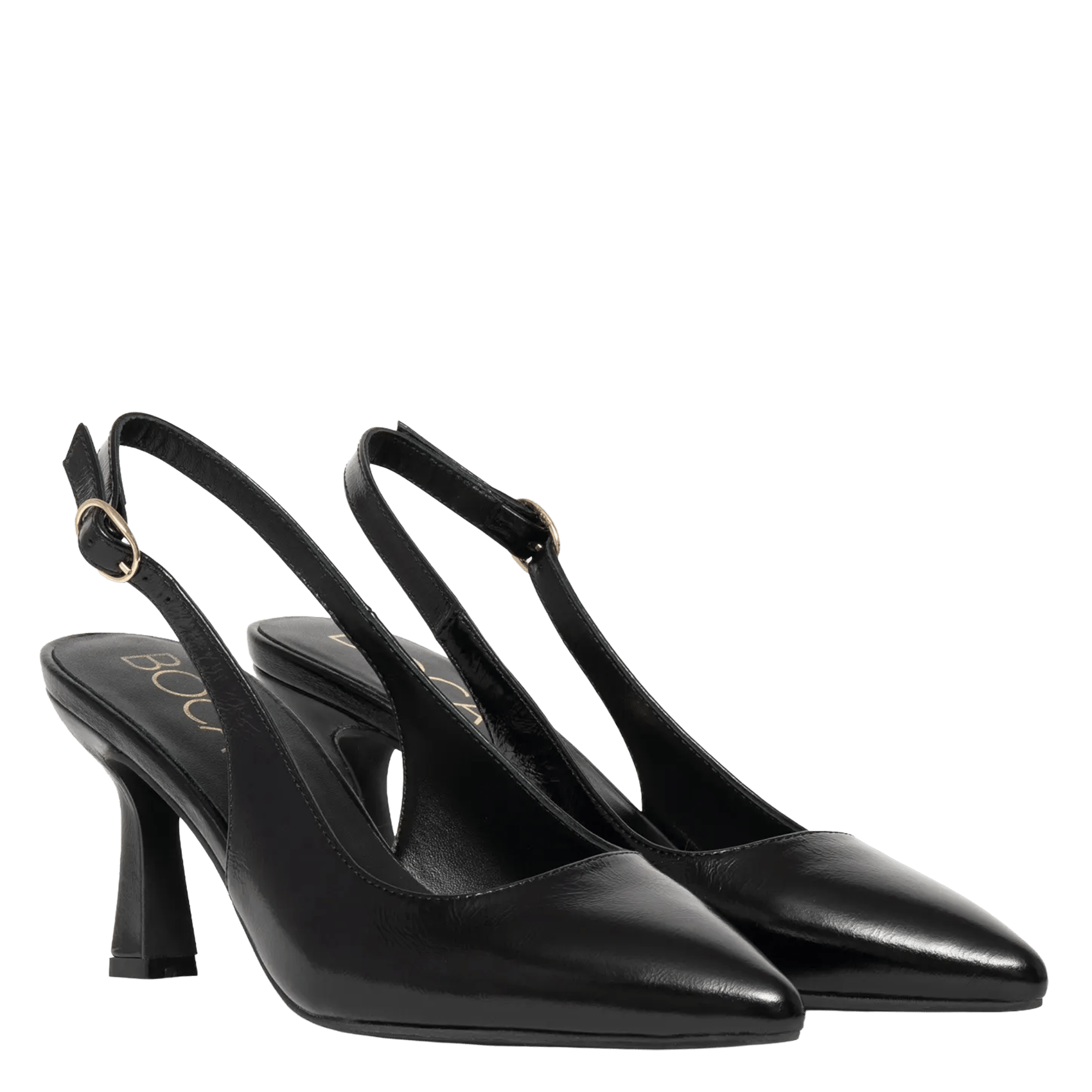 Heeled leather pumps | Black BOCAGE Women