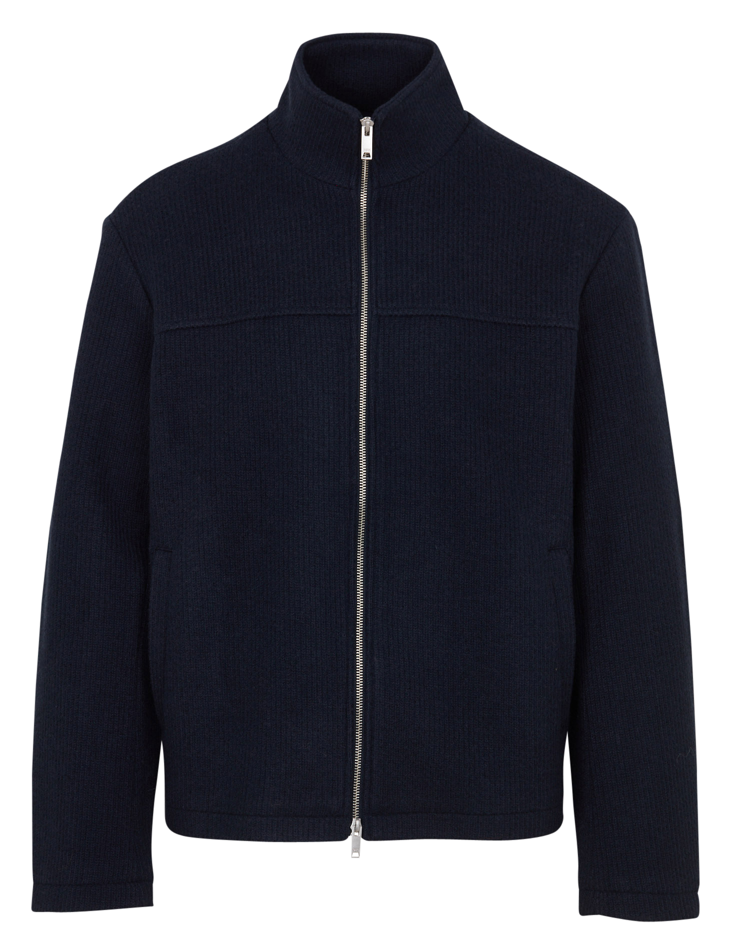 Gerade geschnittene Jacke mit Stehkragen CASUAL FRIDAY Blau