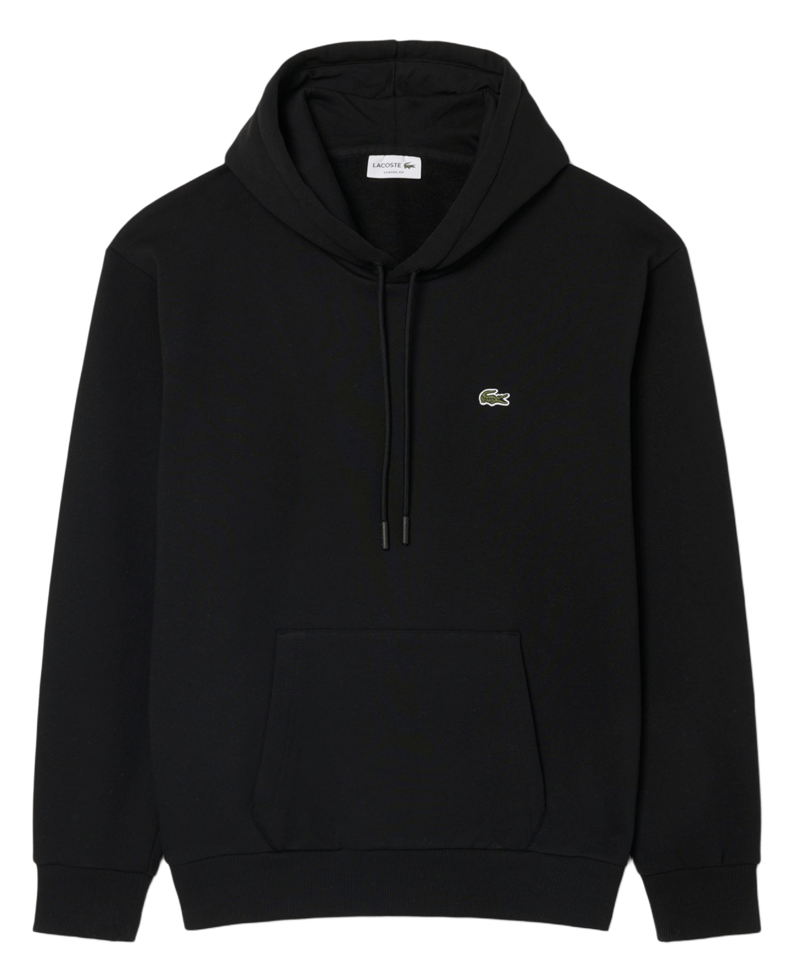 Cotton-blend hoodie LACOSTE Black