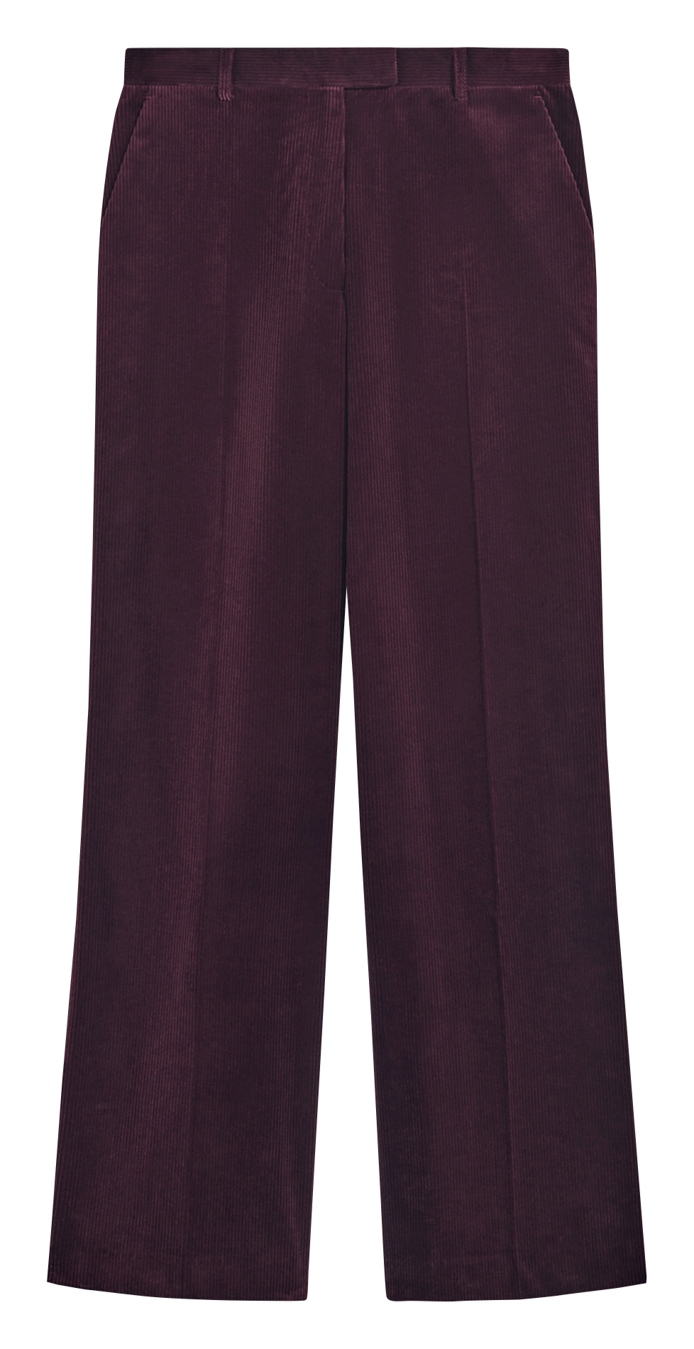 Straight-leg cotton-blend pants PABLO Red
