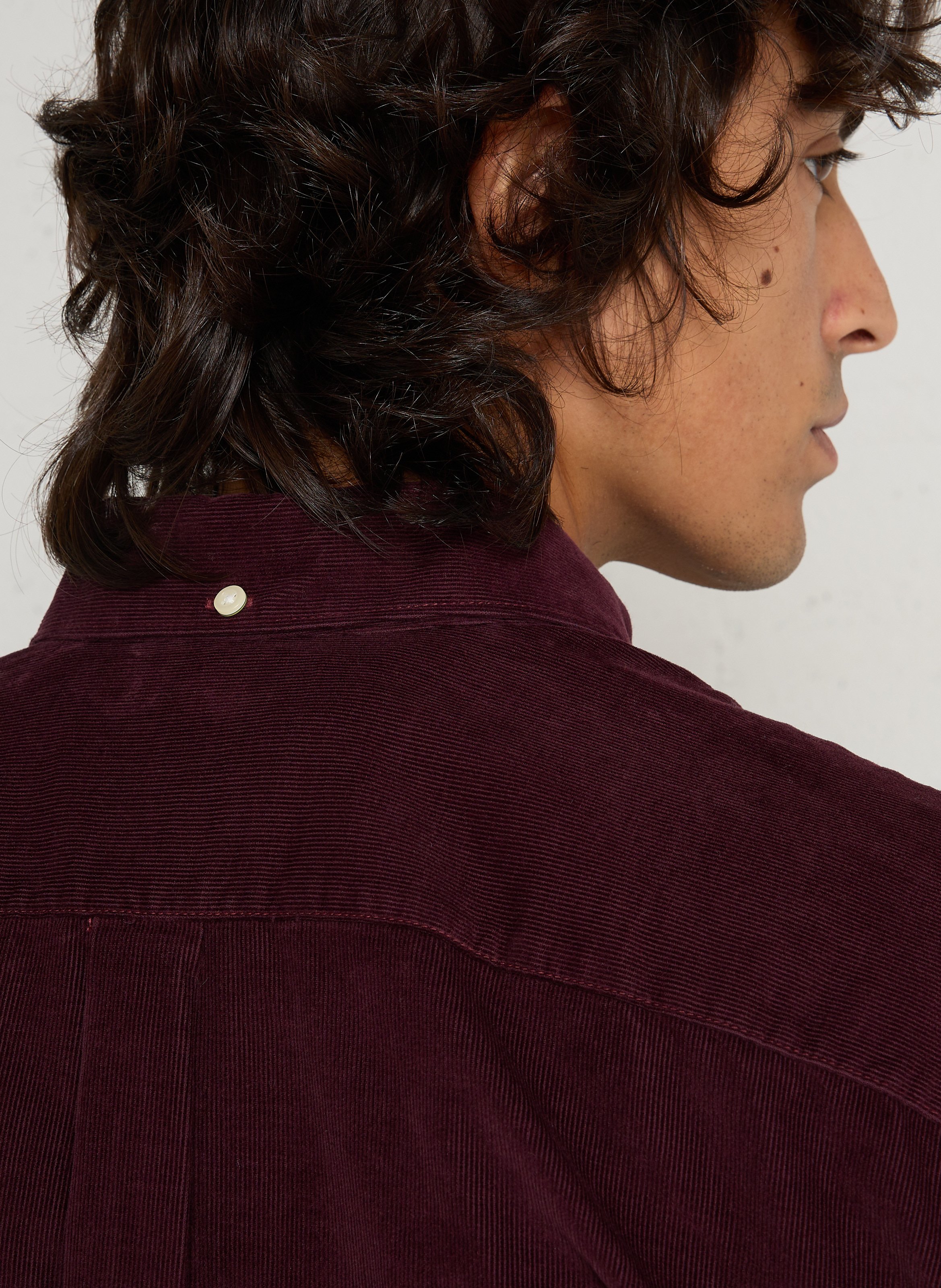 Baumwollhemd mit Button-down-Kragen BARBOUR Rot