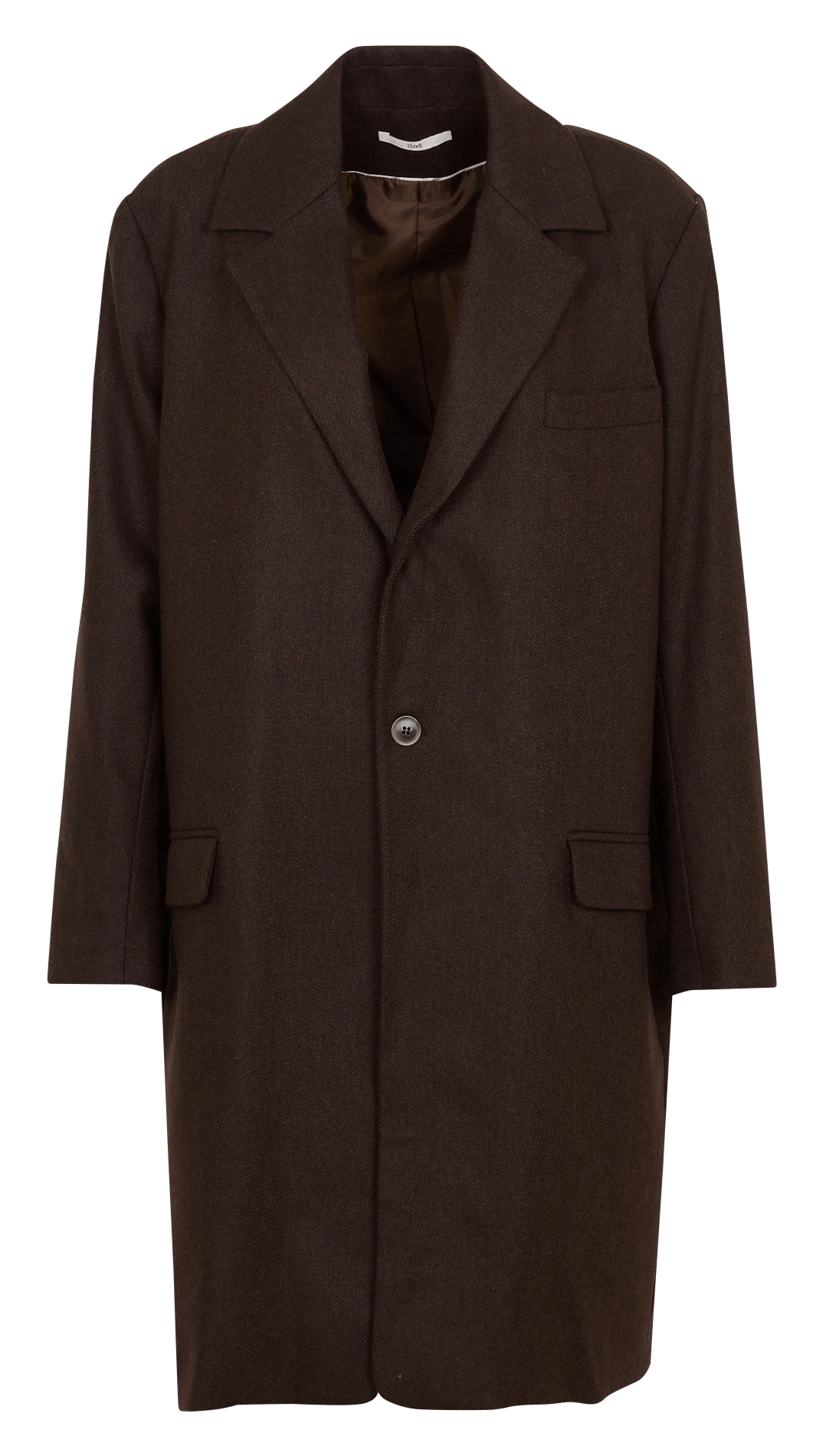 Oversized wool-mix coat HOD PARIS Brown
