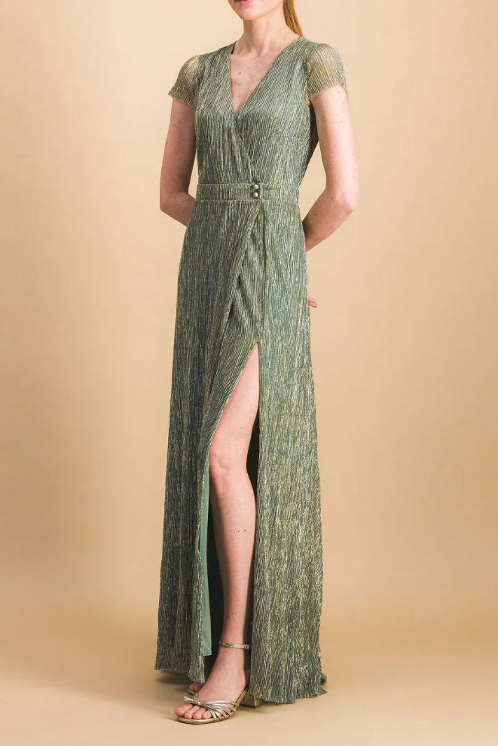 Robe longue MAISON LEMOINE - Seconde main Vert