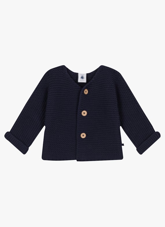 Gilet Col V En Coton Smoking Petit Bateau Enfant A08BQ03 184 SMOKING Place des Tendances