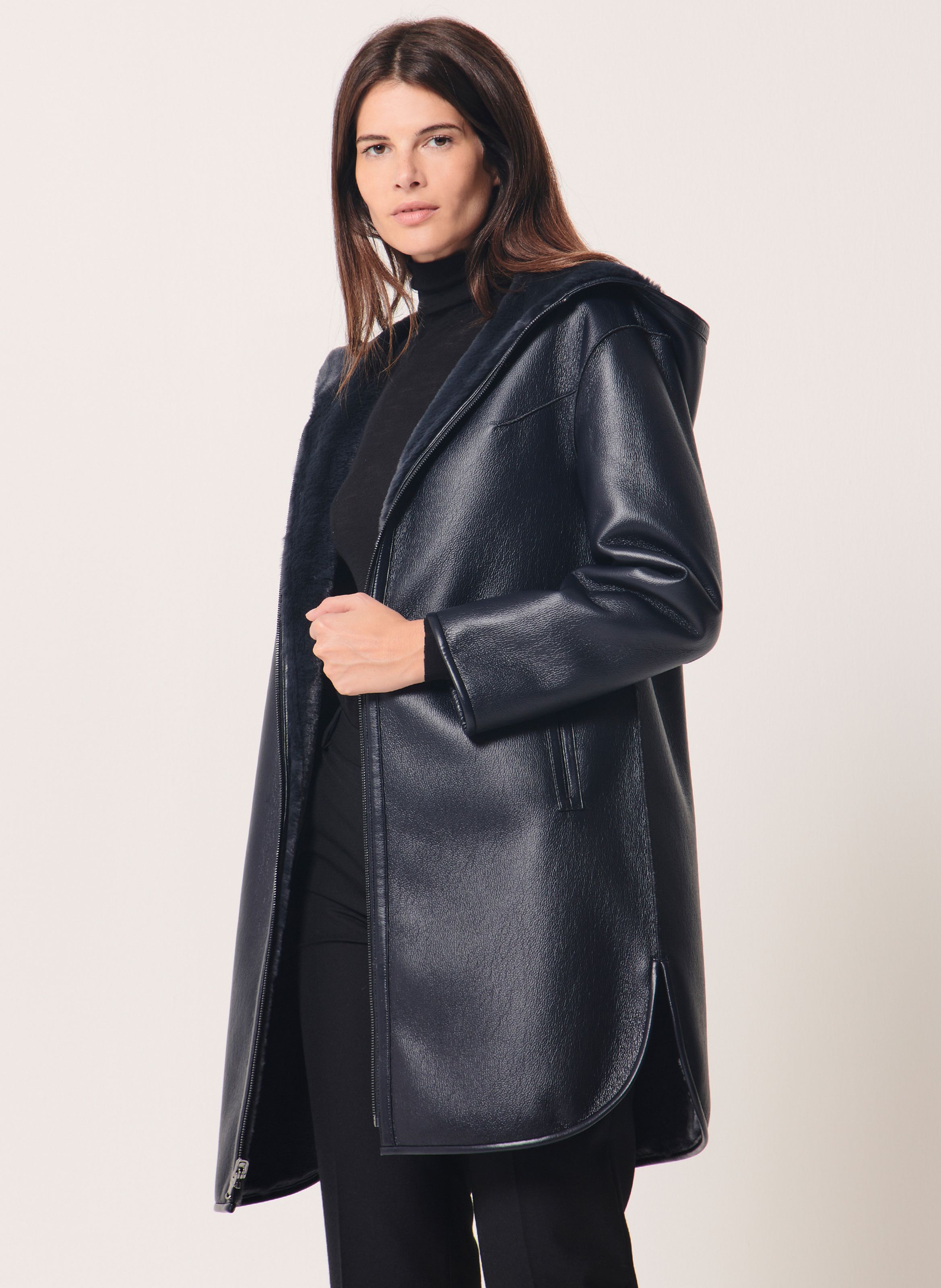 Manteau zapa noir new arrivals