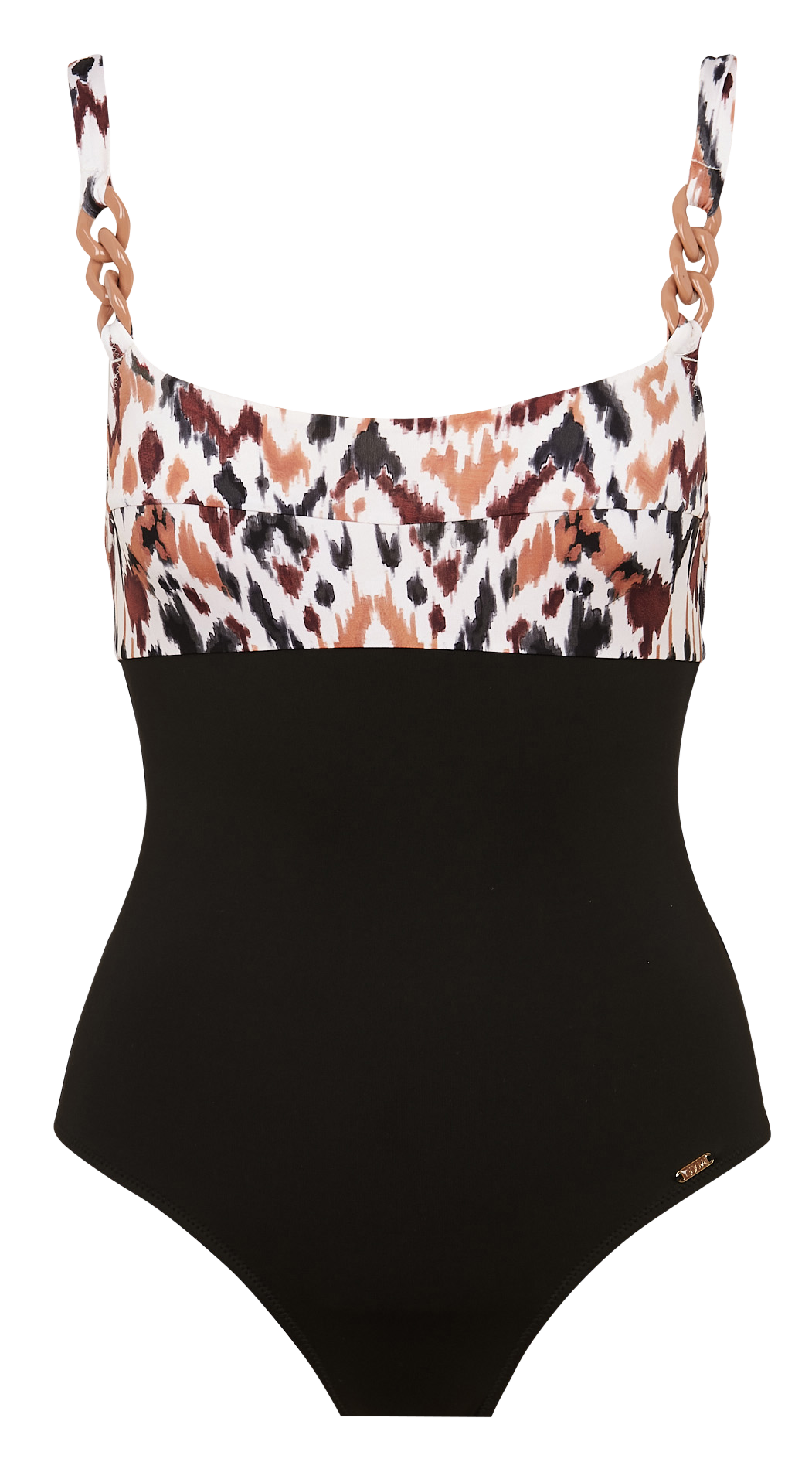 Maillot de bain une pièce  LIVIA Marron