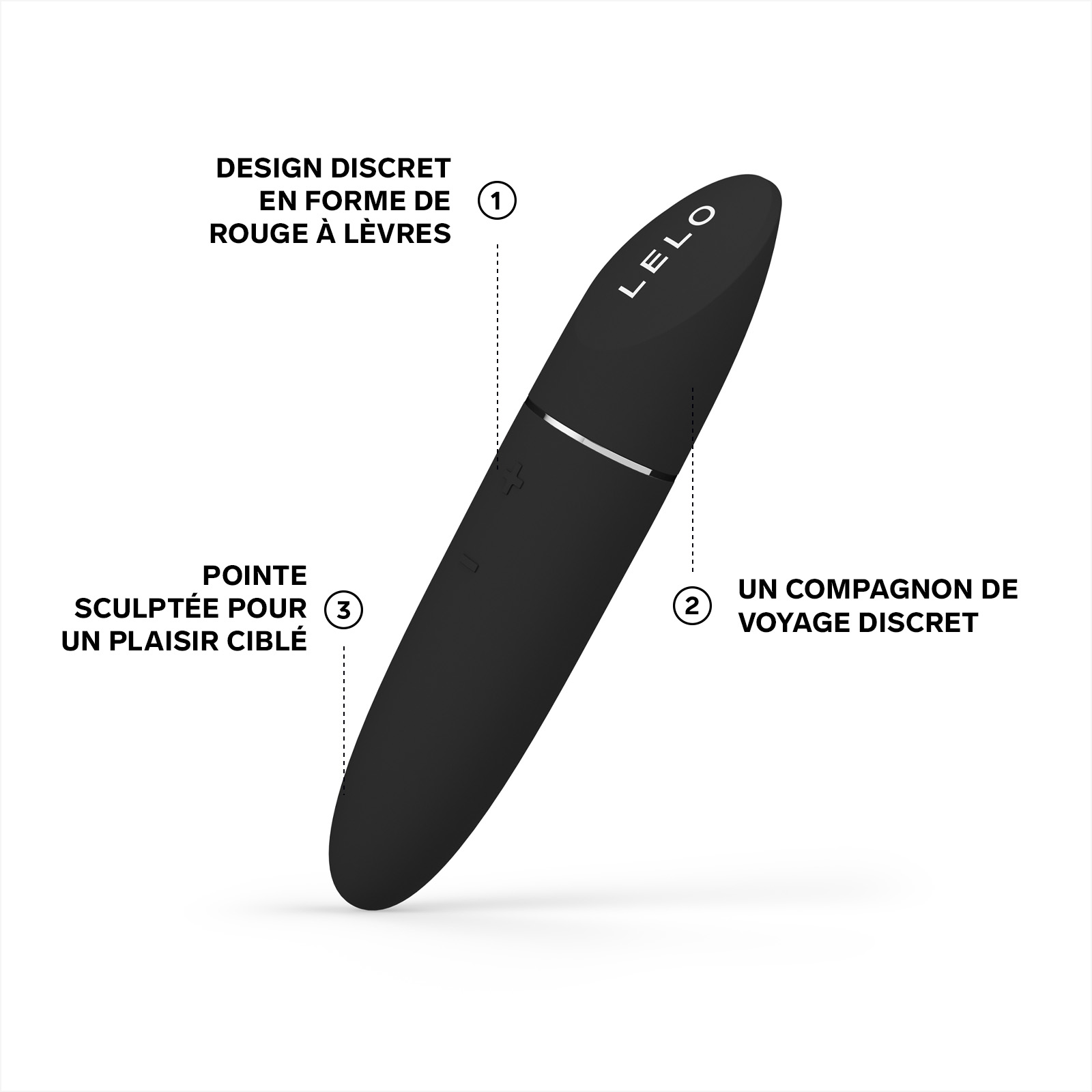 Small personal female vibrator, Mia 3 LELO Black