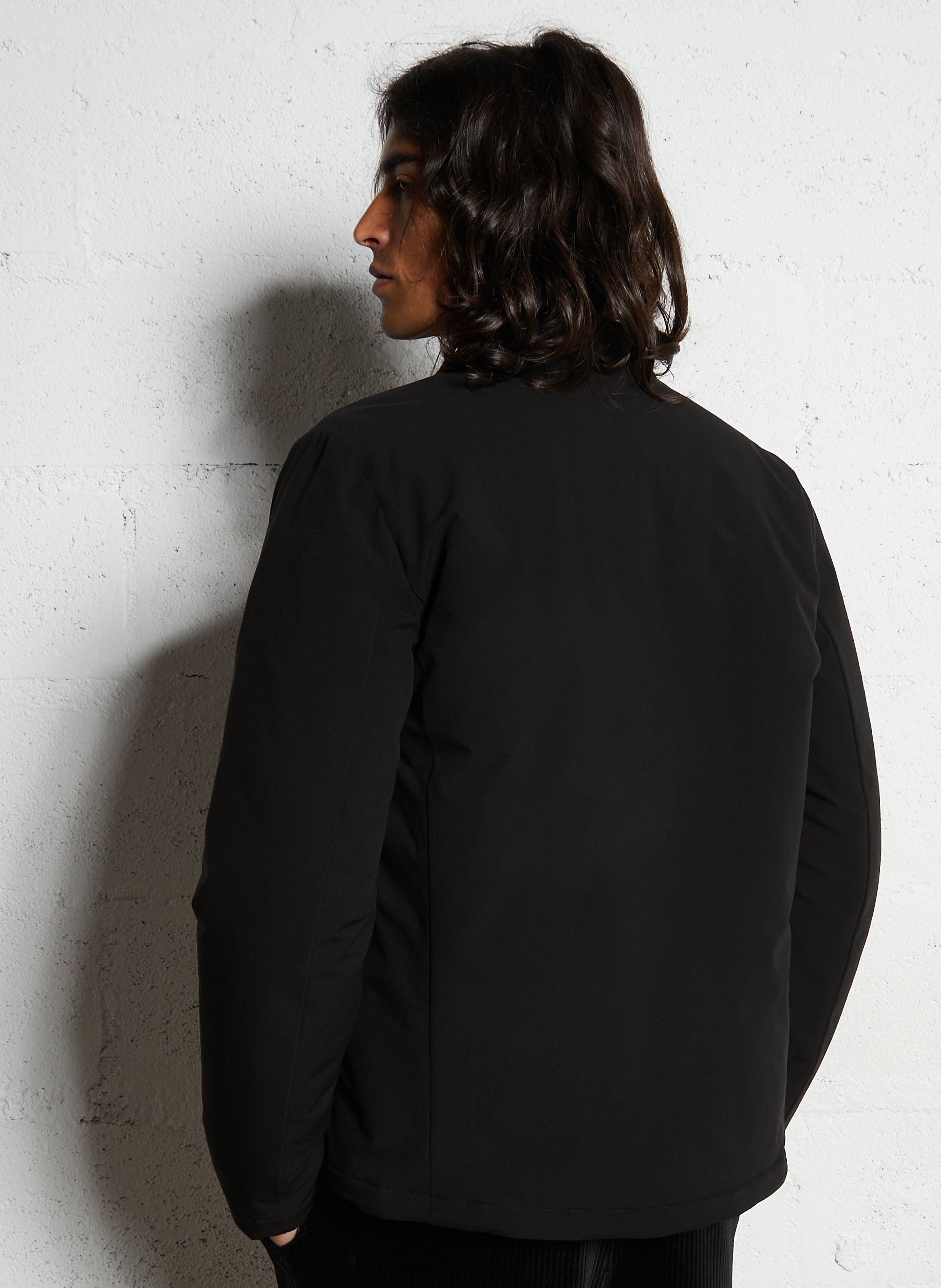 Under-jacket with high collar Black
