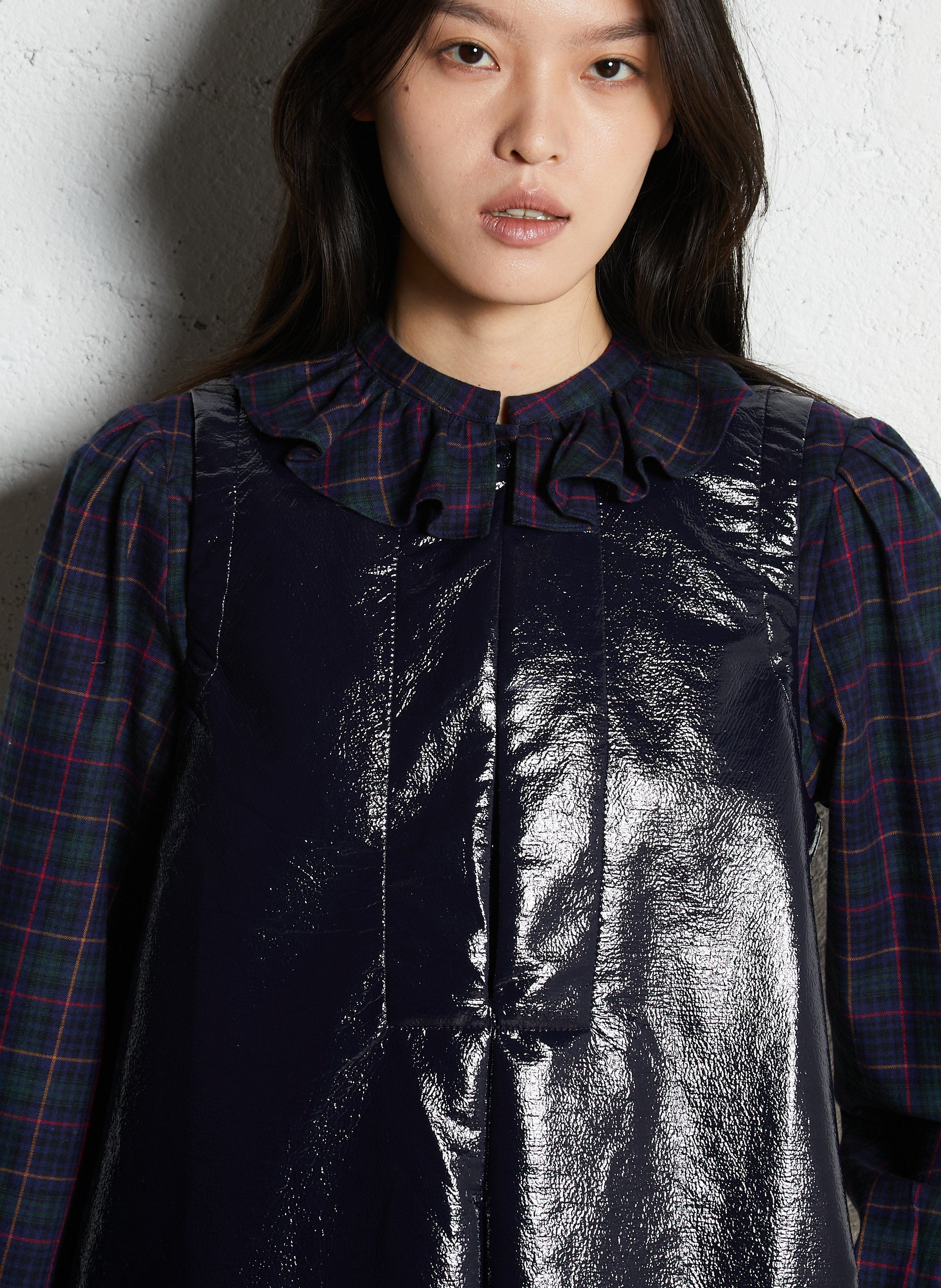 Short pinafore dress SUZIE WINKLE Blue