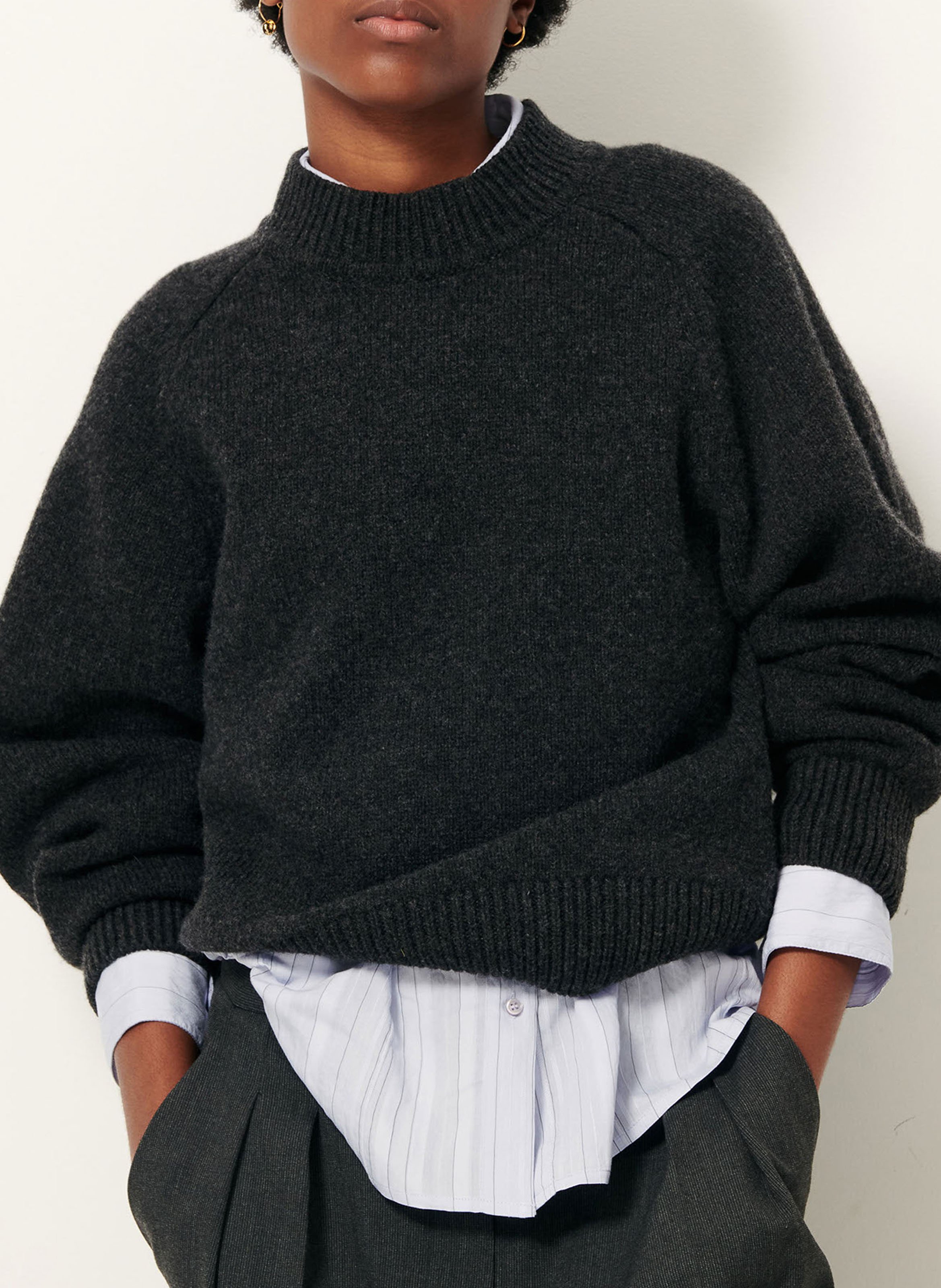 Straight wool-blend sweater SESSUN