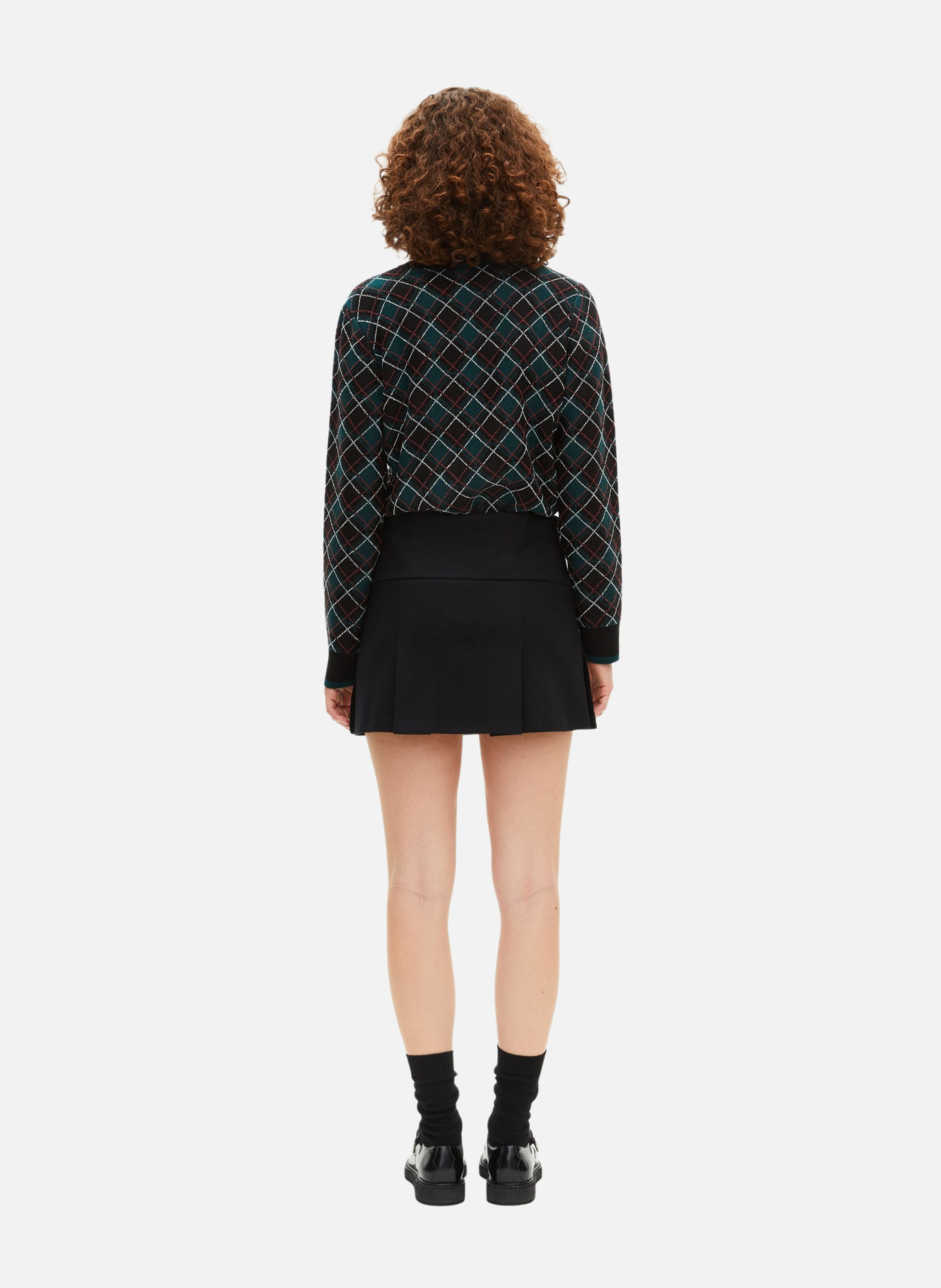 Short A-line skirt THE KOOPLES Black