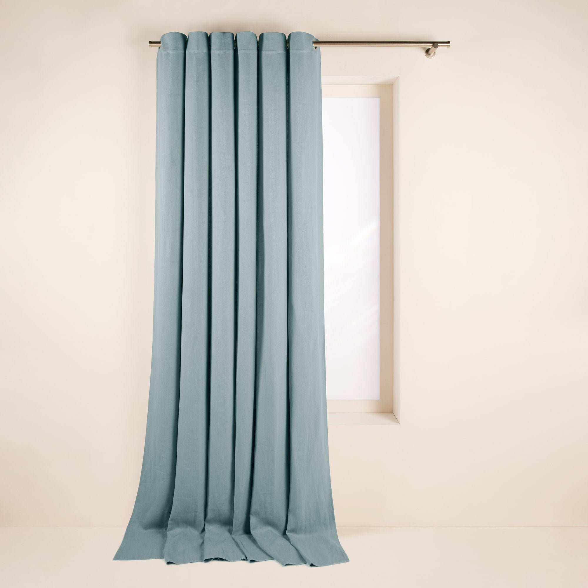 Curtain with eyelets MADURA Green