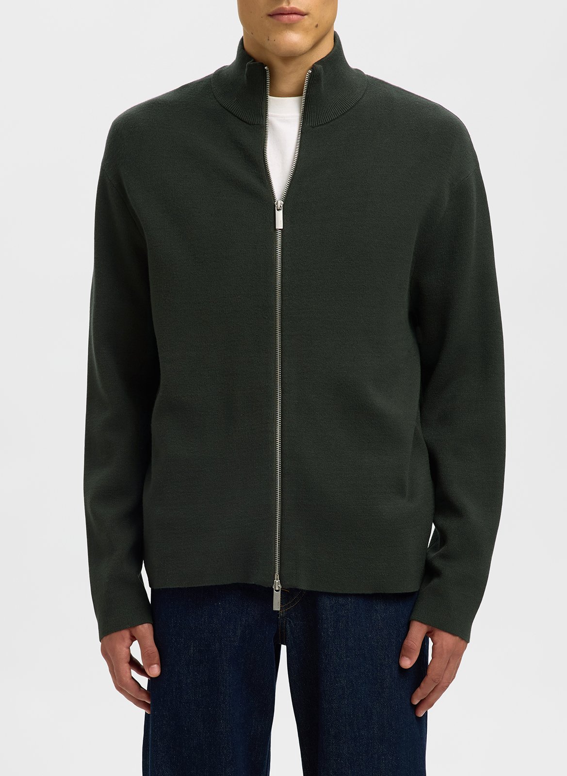 Gilet droit col montant  SELECTED