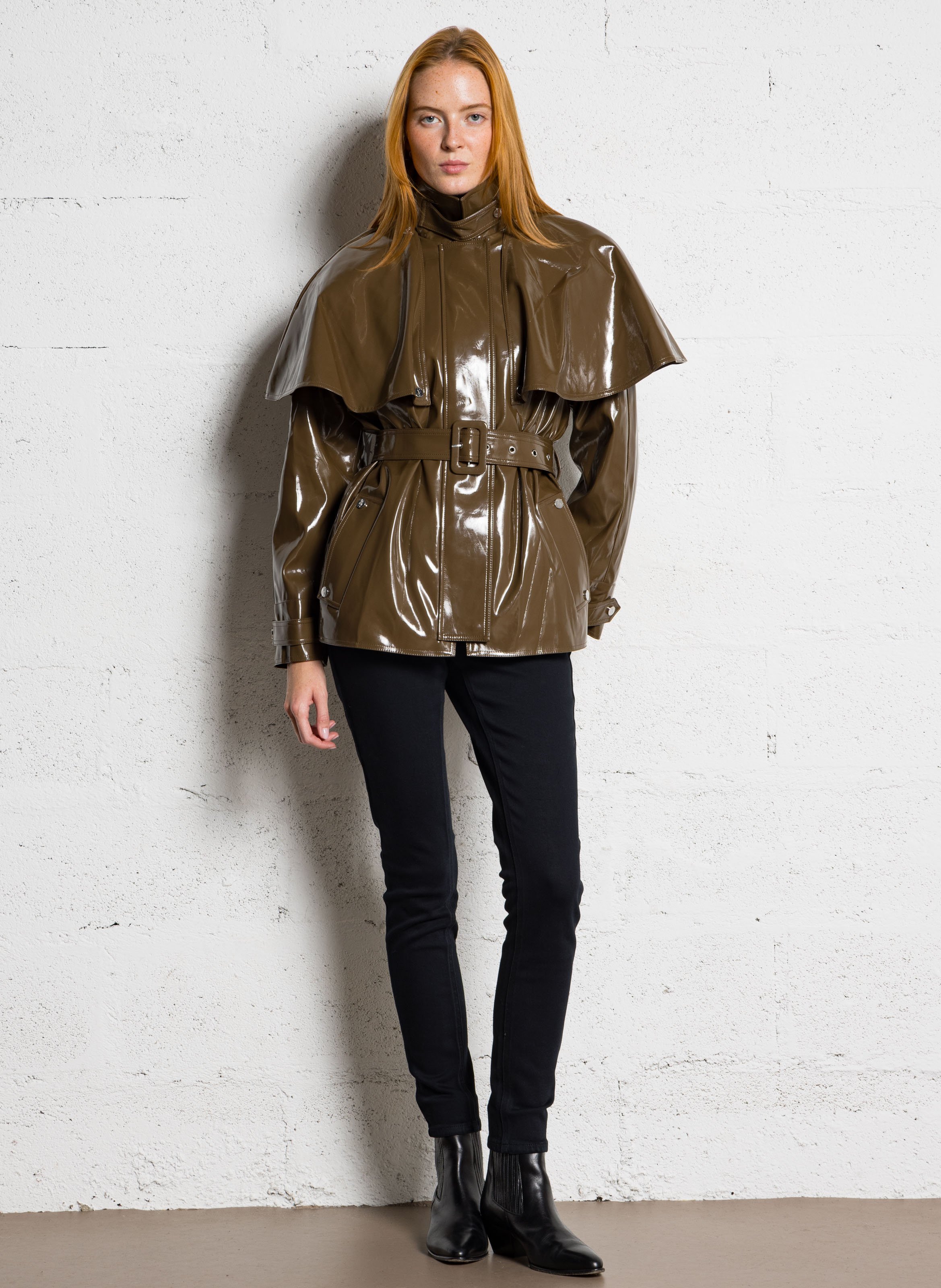 Jean slim en coton mélangé LAB DIP Bleu