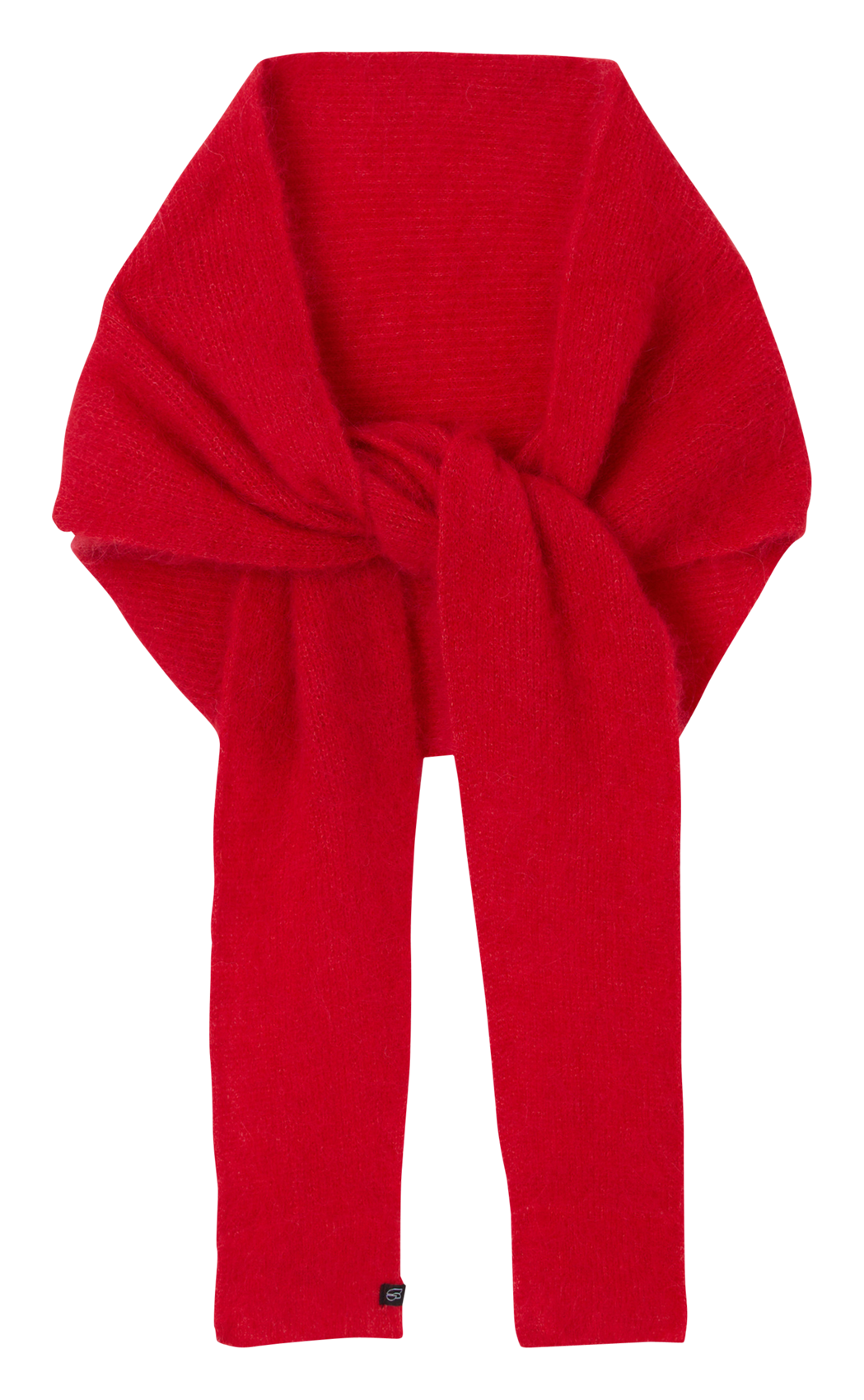 Echarpe en alpaga mélangé BA&SH Rouge