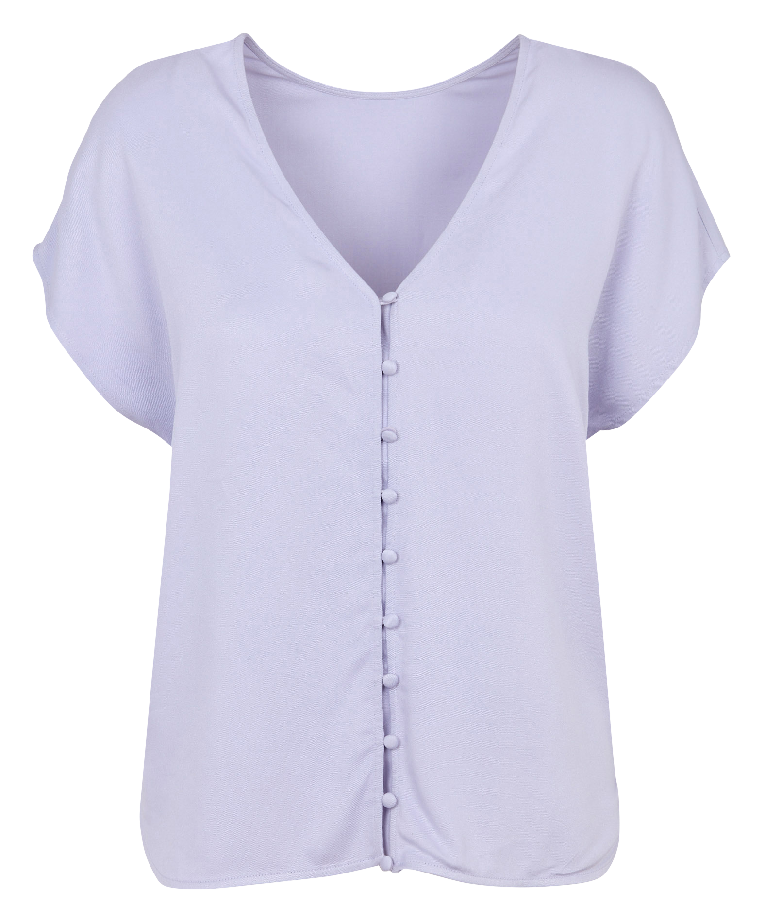 Loose-fit V-neck top IKKS Purple