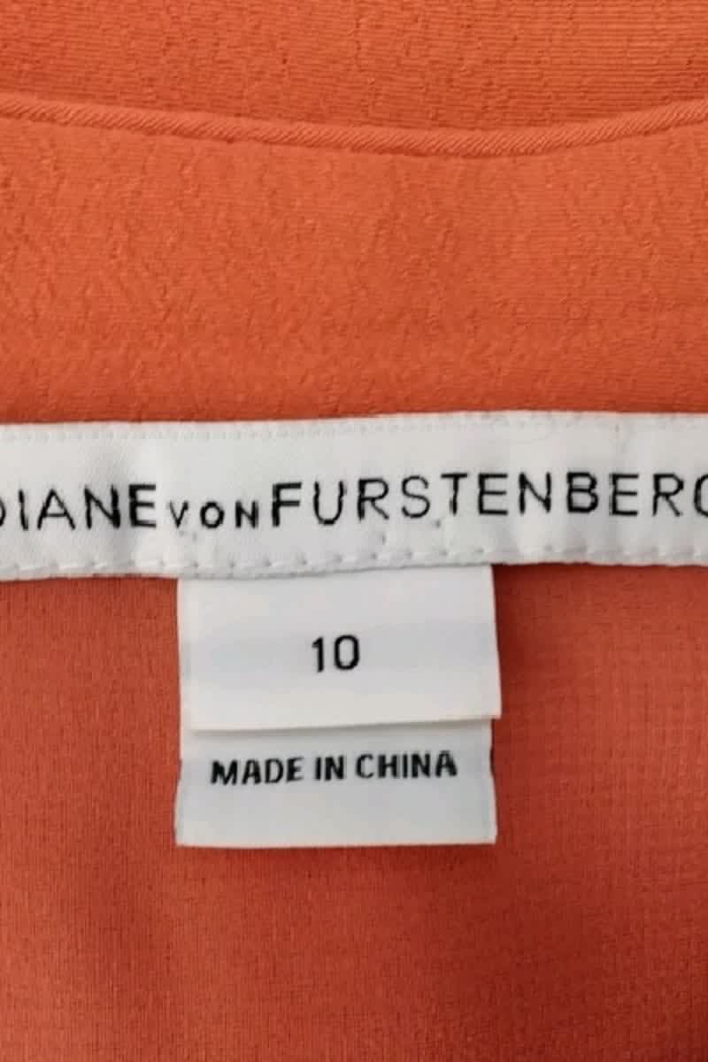 Dress DIANE VON FURSTENBERG - Seconde Main Orange