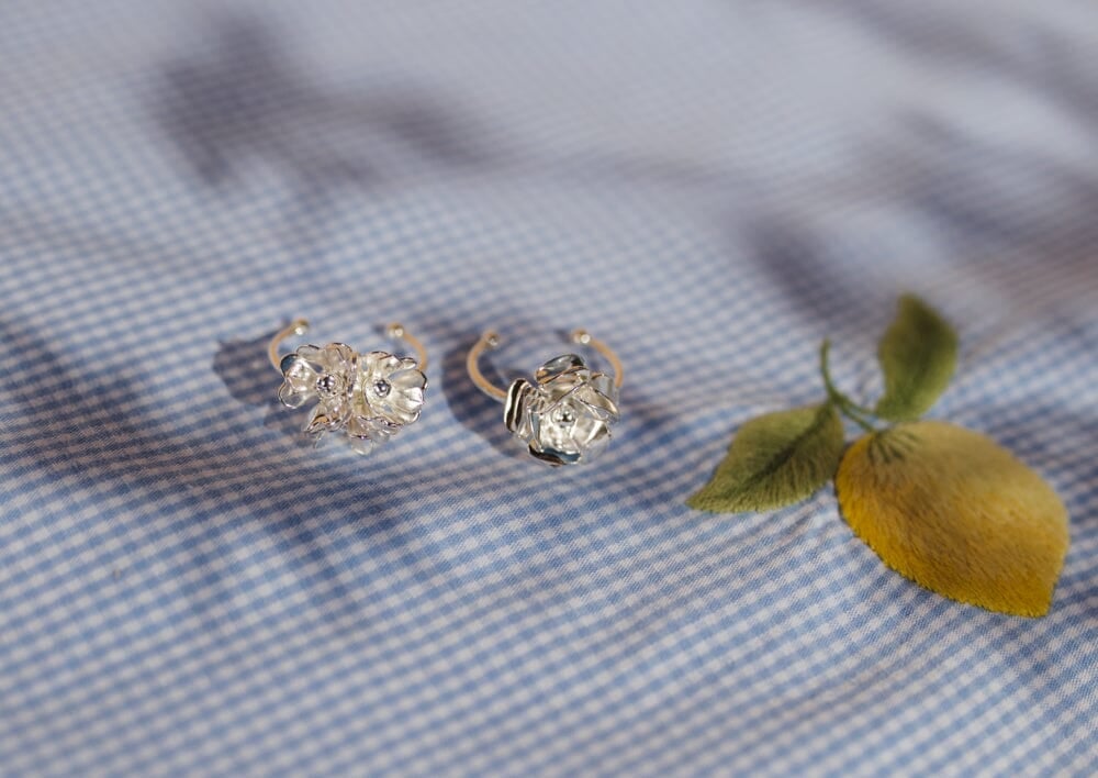 AGLAÉ - Fine gold-plated flower ring MONSIEUR SIMONE Silver