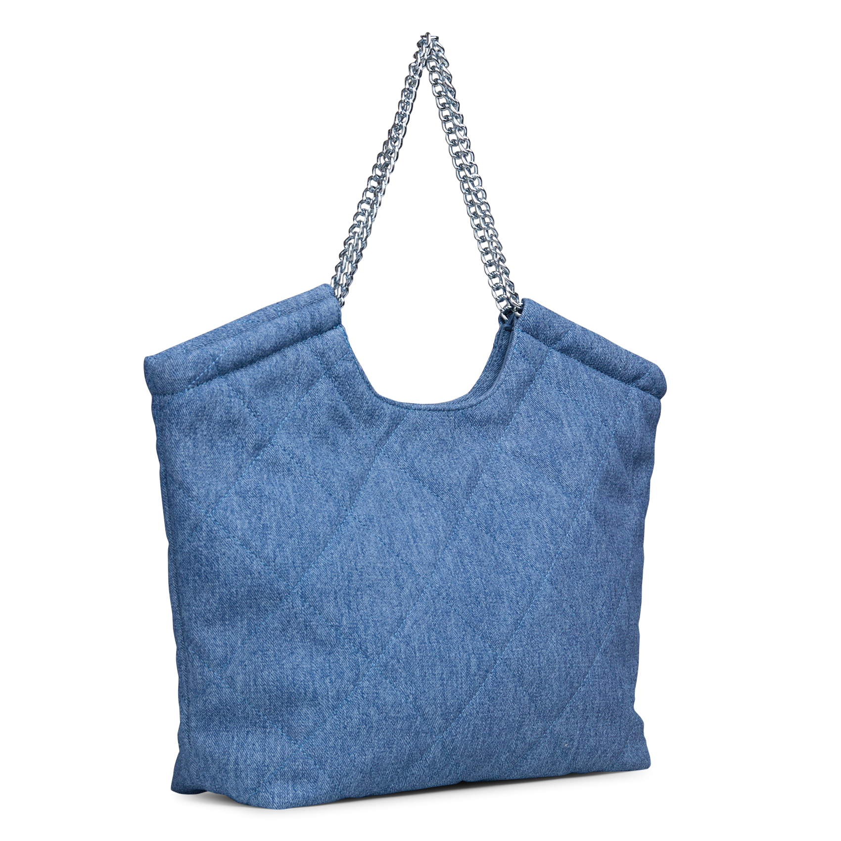 Schultertasche aus Denim AU PRINTEMPS PARIS Blau