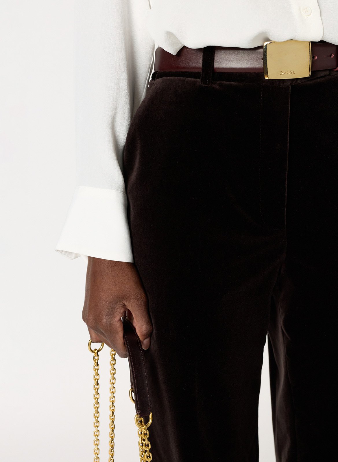 Chino van katoenmix GERARD DAREL Bruin