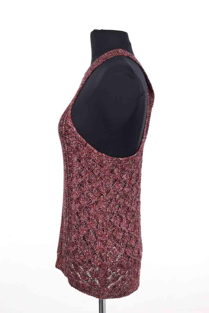 Top sans manche SEZANE - Seconde main Rouge