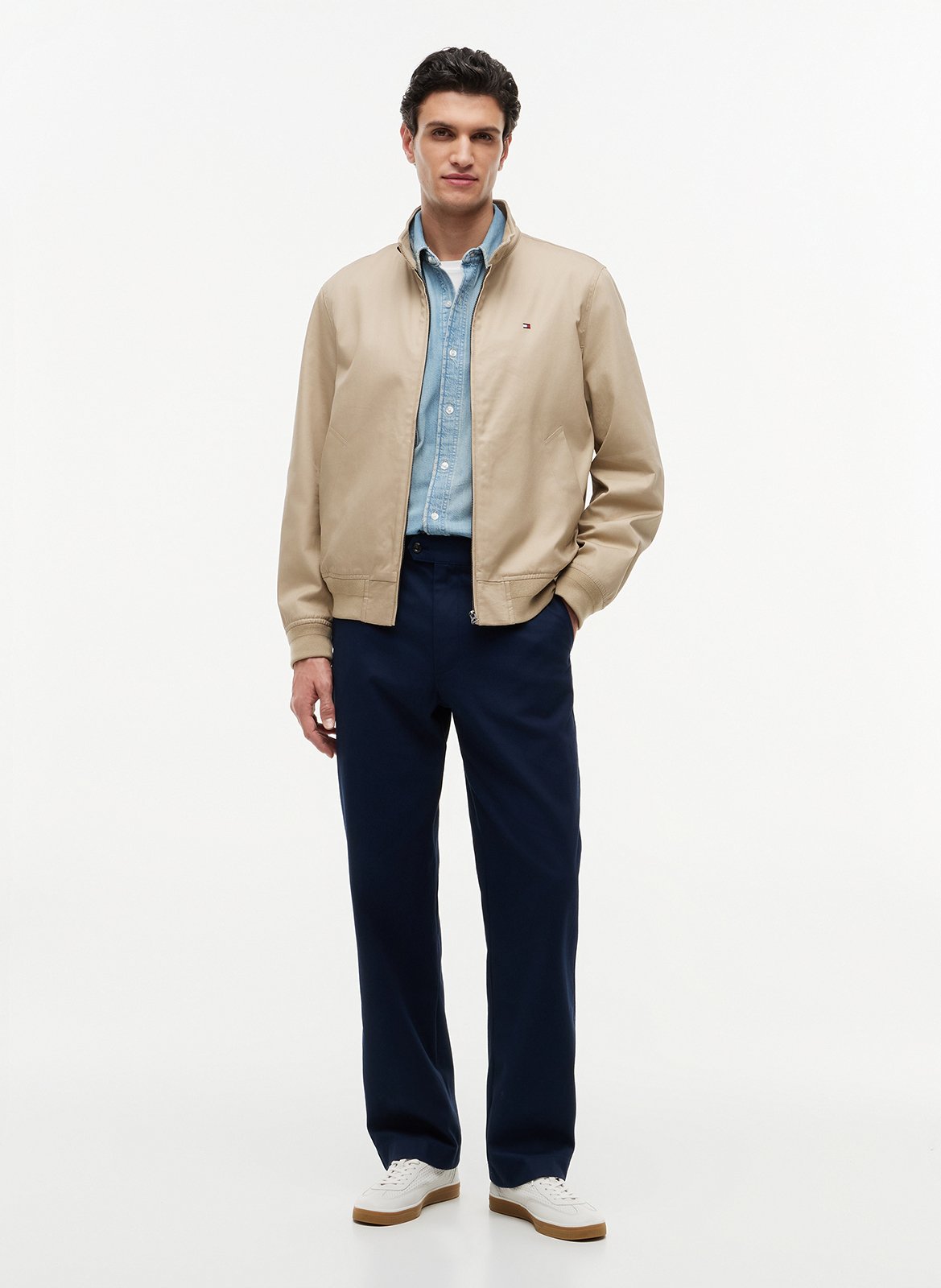 Baumwollblouson TOMMY HILFIGER Beige