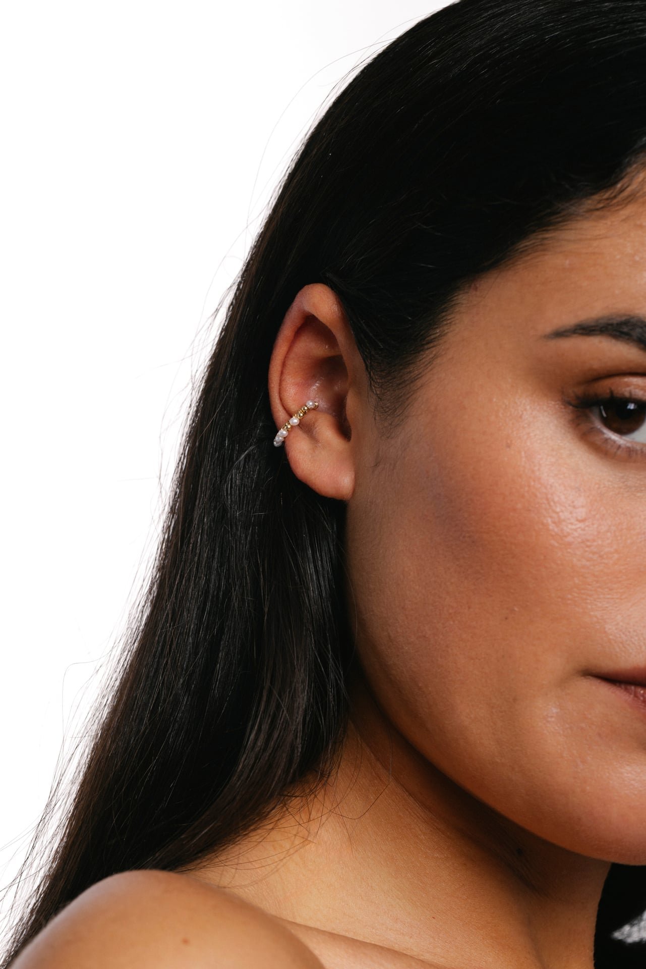 Faux Piercing Frida Pearl YAY White