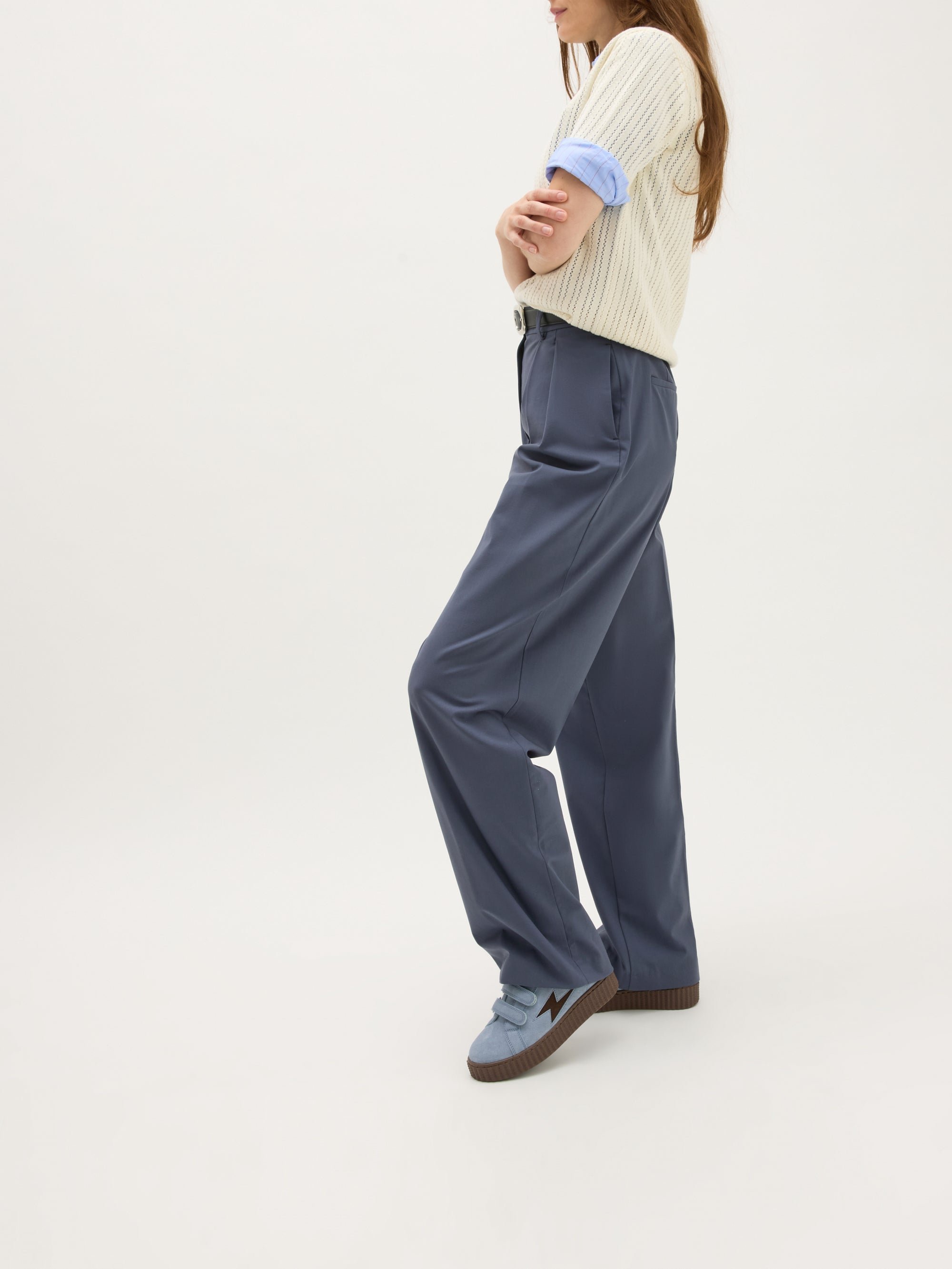 Low Velcro trainers VANESSA WU Blue