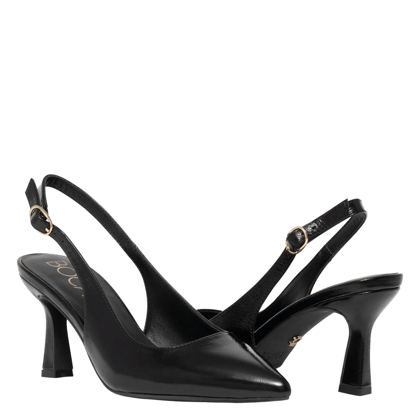 Heeled leather pumps | Black BOCAGE Women