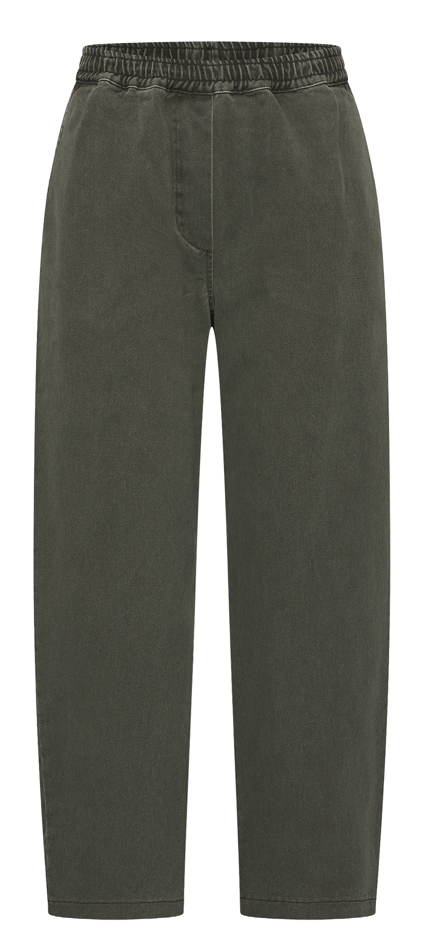Pantalon droit uni élastiqué BY BAR Vert