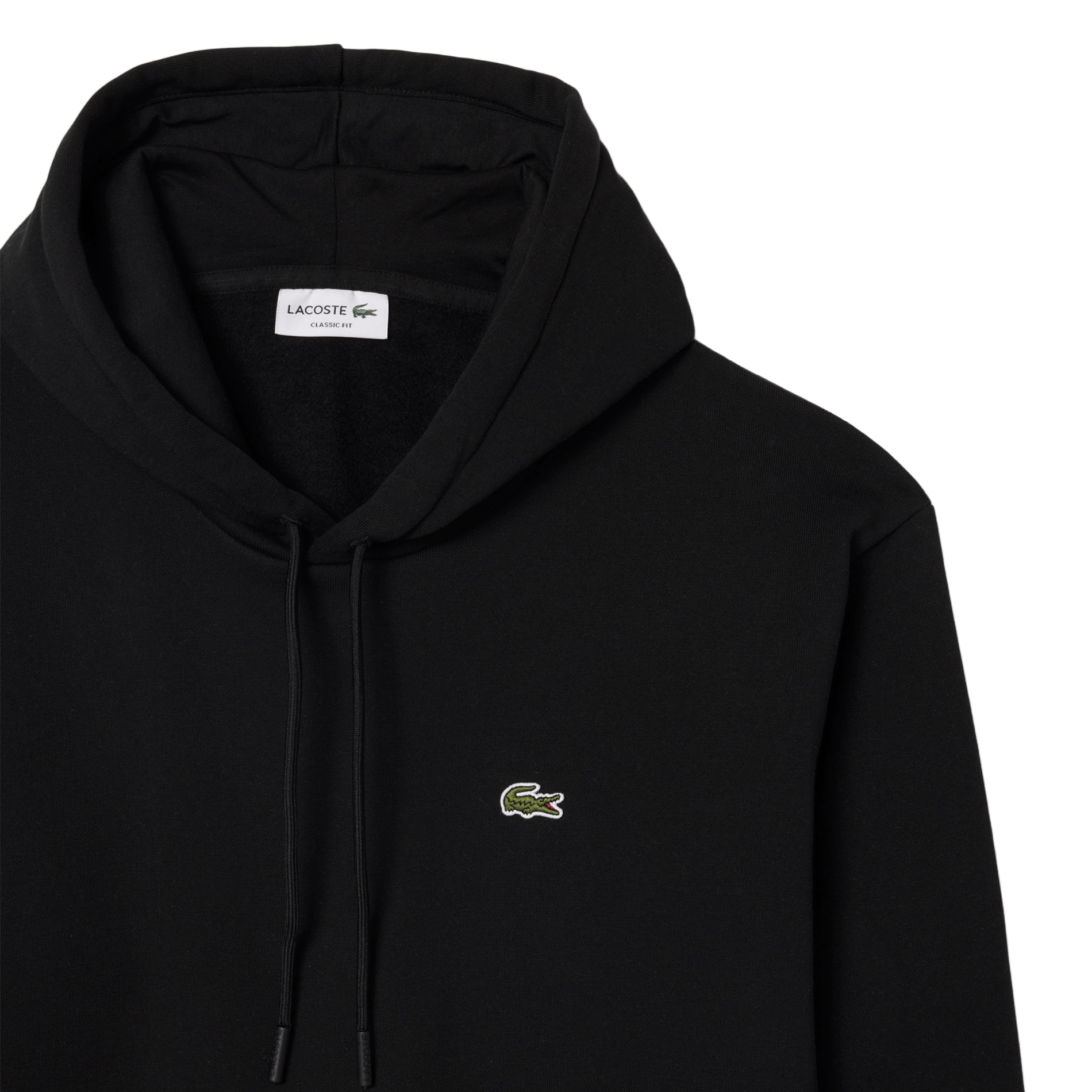 Cotton-blend hoodie LACOSTE Black