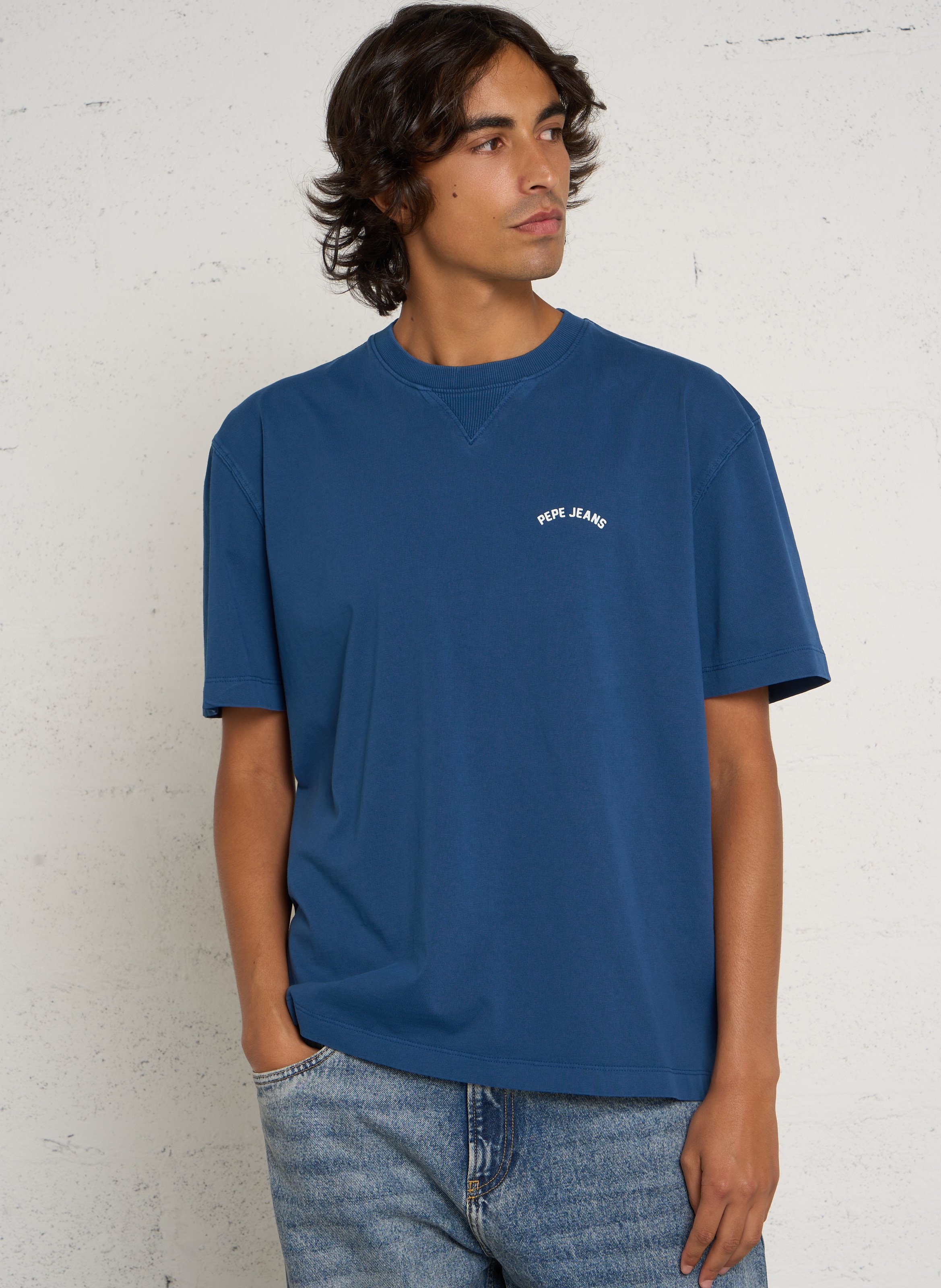Gerade geschnittenes Baumwoll-T-Shirt PEPE JEANS