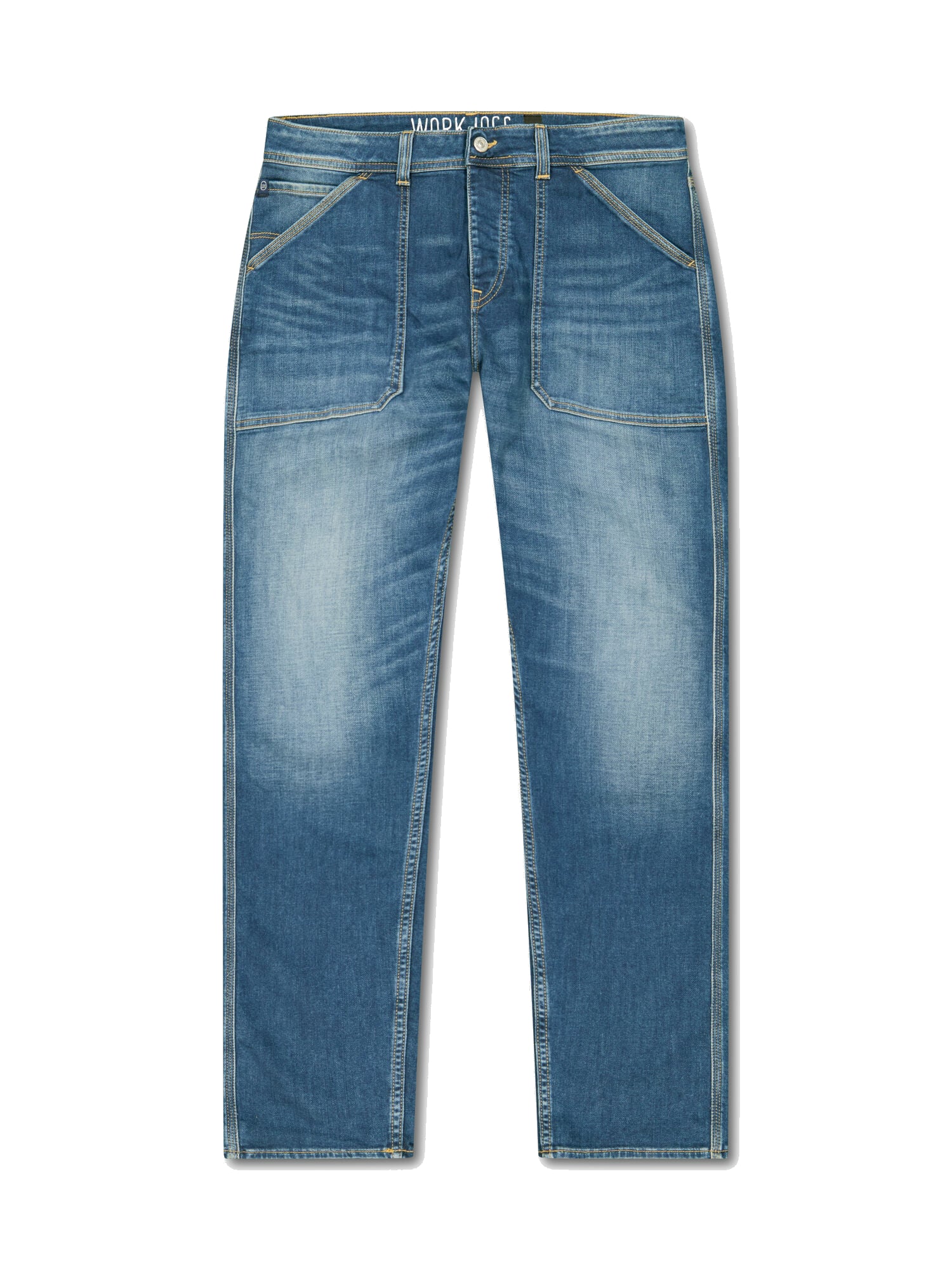 Loose-Fit Buttoned Jeans LE TEMPS DES CERISES Blue