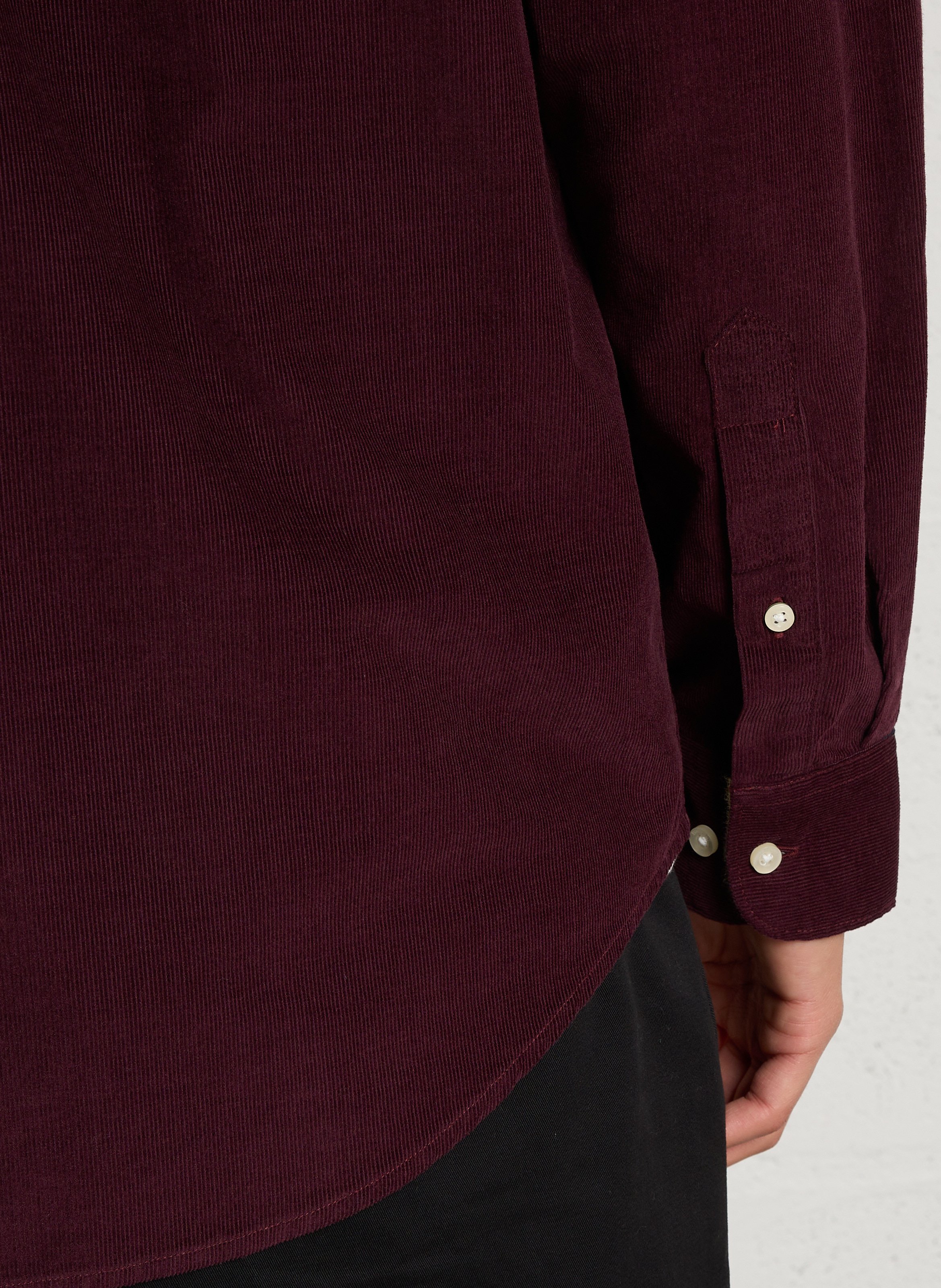 Baumwollhemd mit Button-down-Kragen BARBOUR Rot
