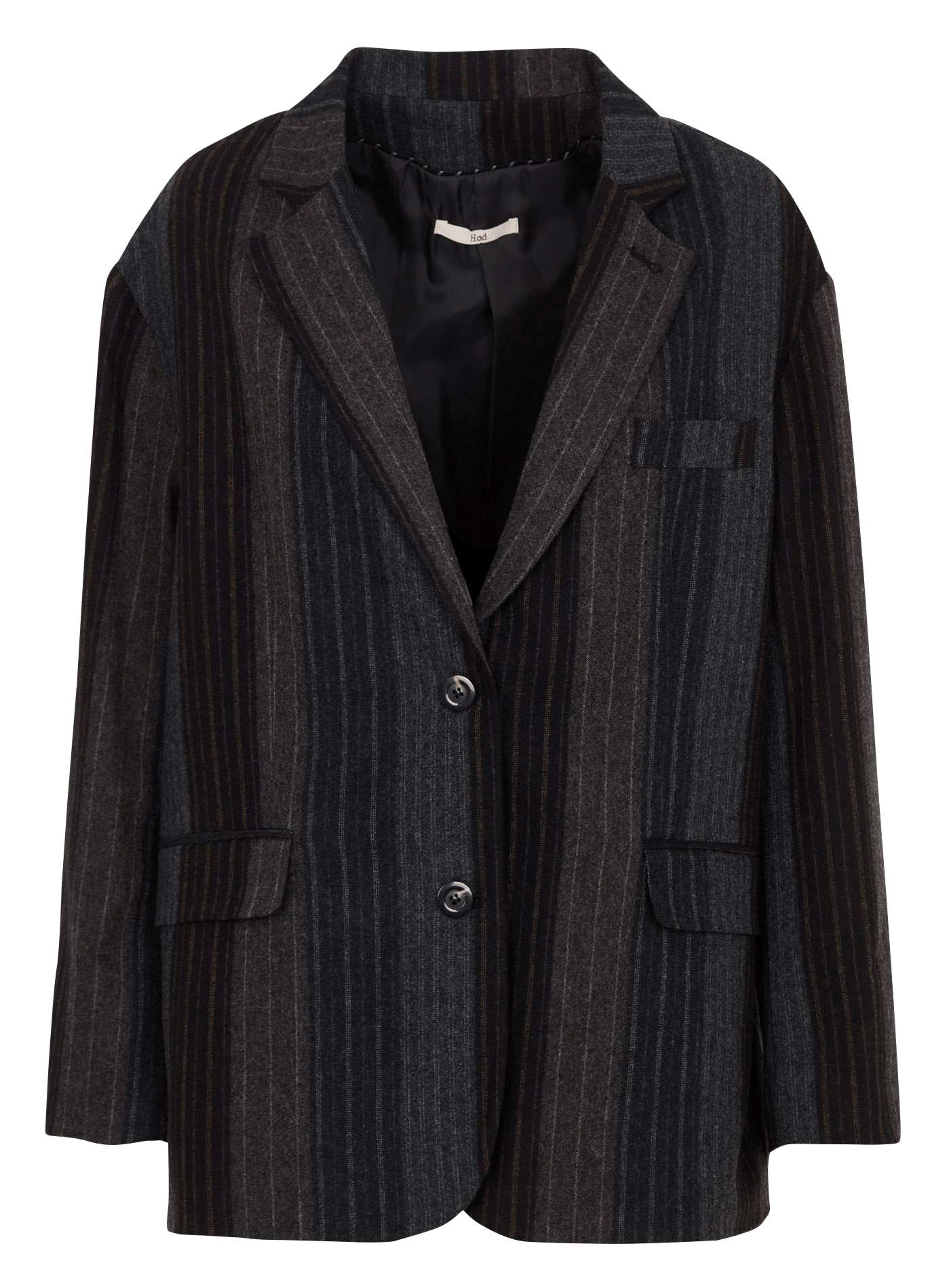 Gestreifter Blazer aus Wollmischung HOD PARIS Grau